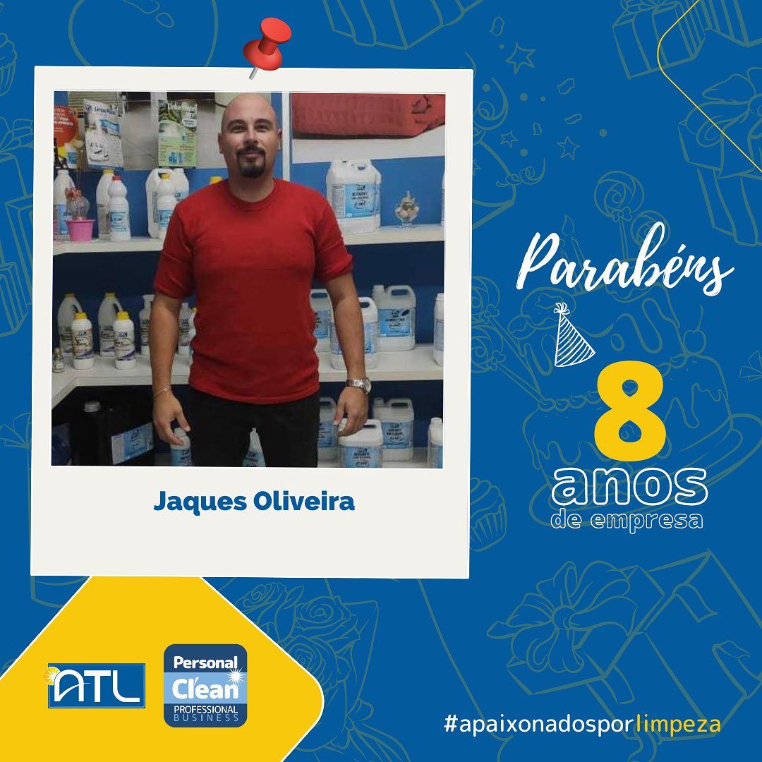 8 anos fazendo parte dessa... - Personal Clean Professional