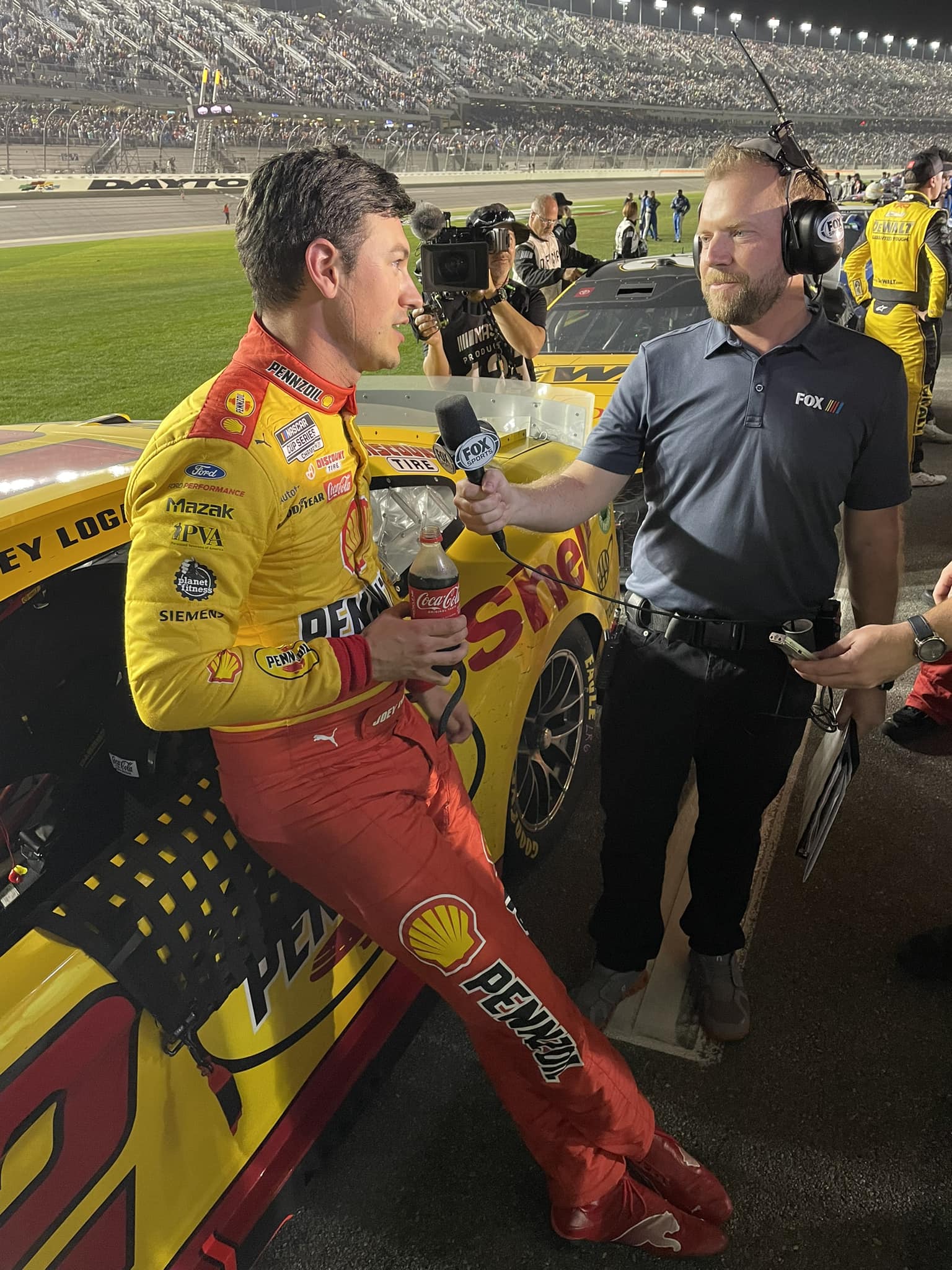Joey - So Close… P2 in the #Daytona500 #22Crew built a rocket Shell ...