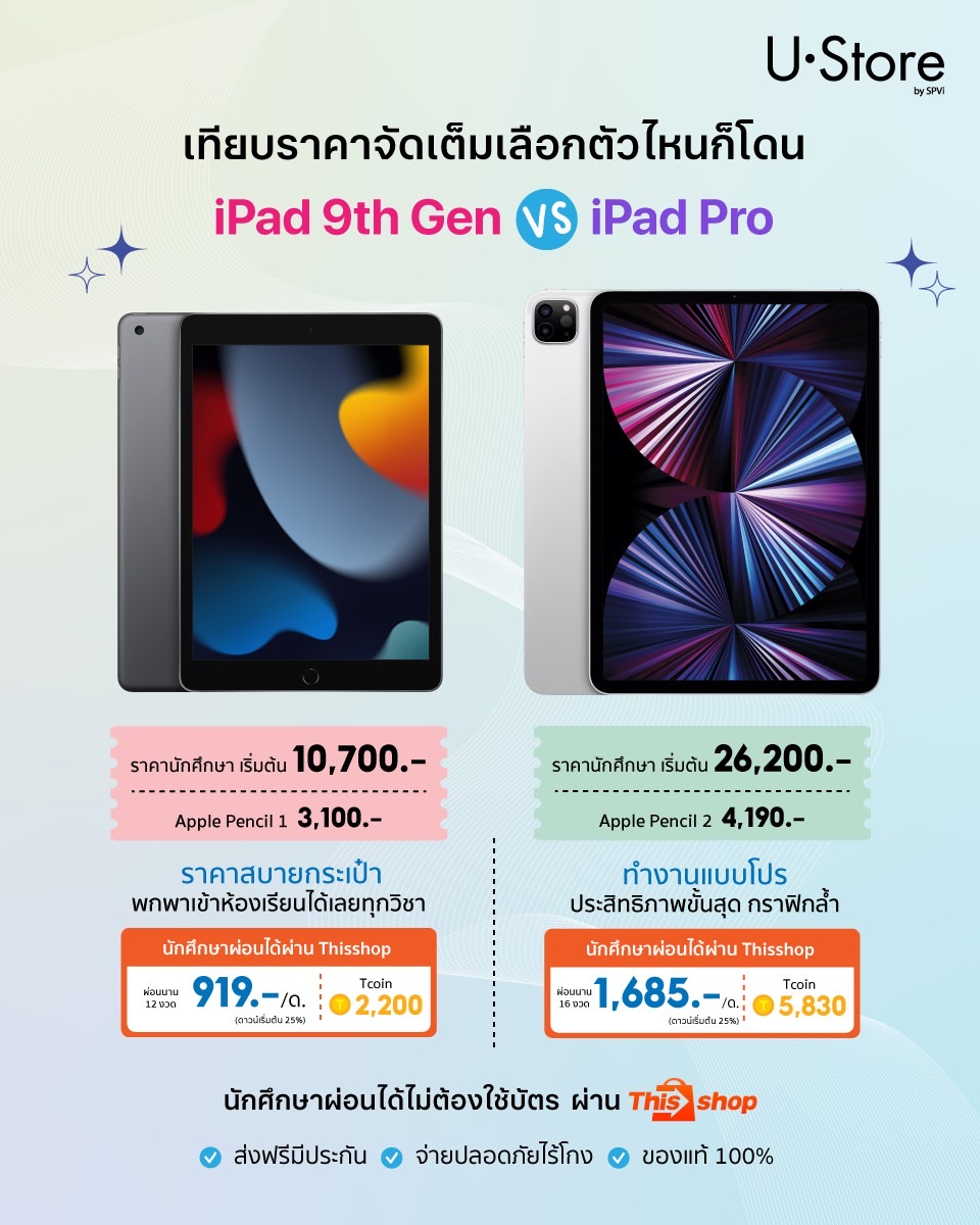 U.Store by SPVi - จะเลือกตัวไหนก็ผ่อนได้กับ U•Store SPVi... | Facebook