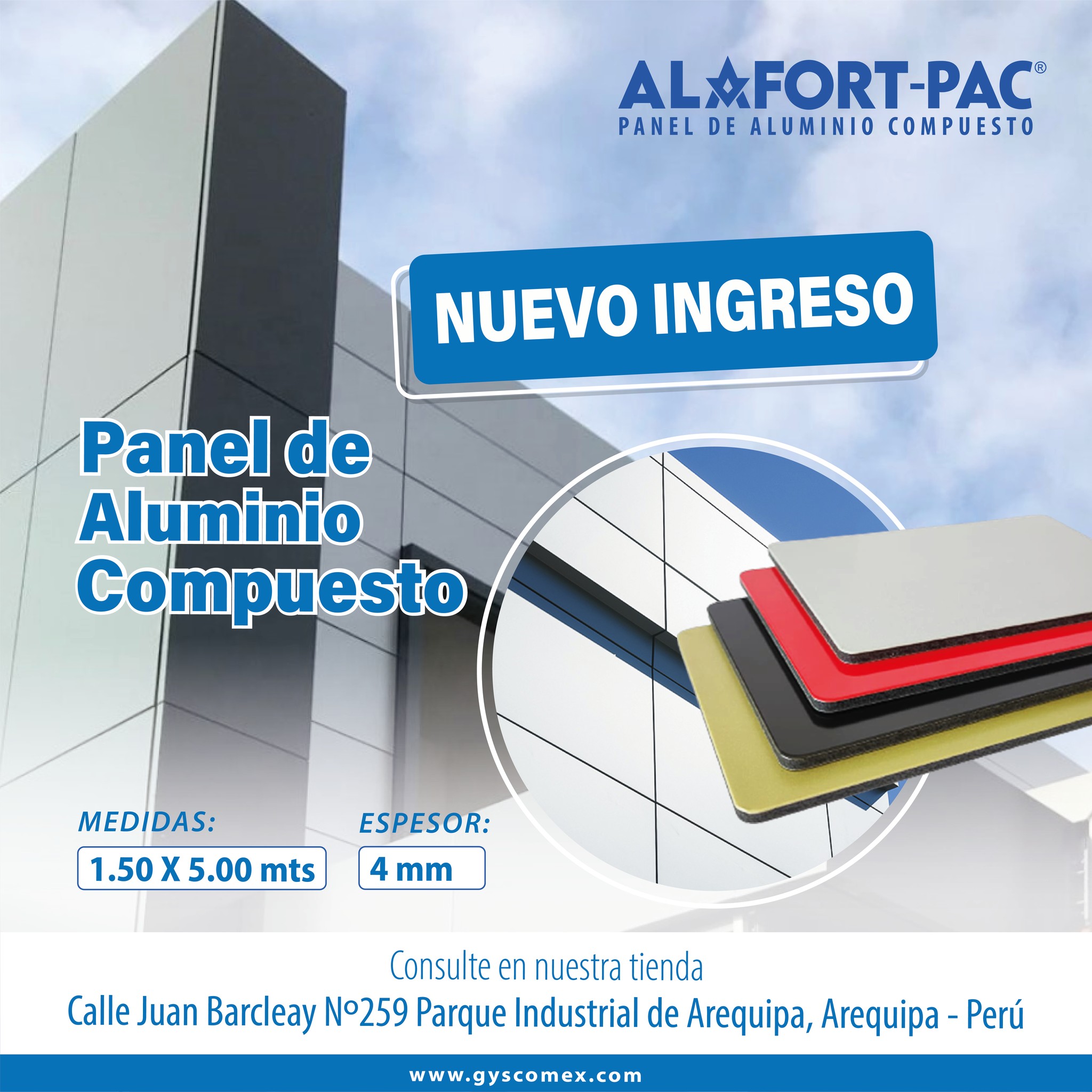 GyS COMEX - 📢DISPONIBLE PANEL DE ALUMINIO COMPUESTO...