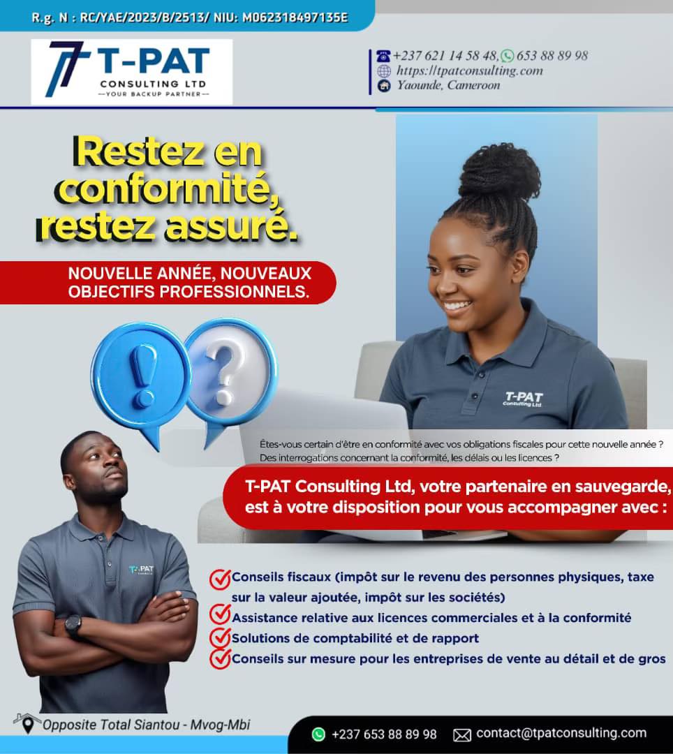 T-PAT Consulting Ltd | Yaoundé
