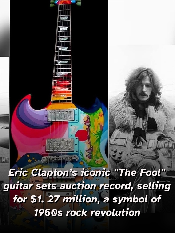Eric Clapton's iconic '64 Gibson SG 'The Fool' sells for $1.27 million