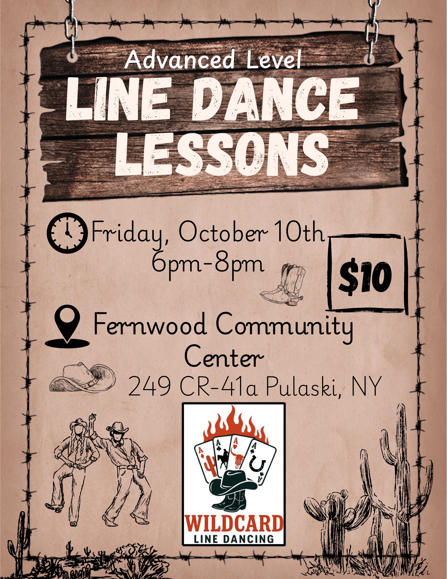 Advanced Line Dancing Lessons!