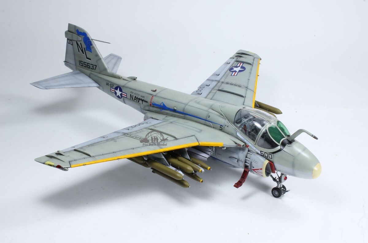 Take a look at this exquisite US Navy A-6E Intruder model