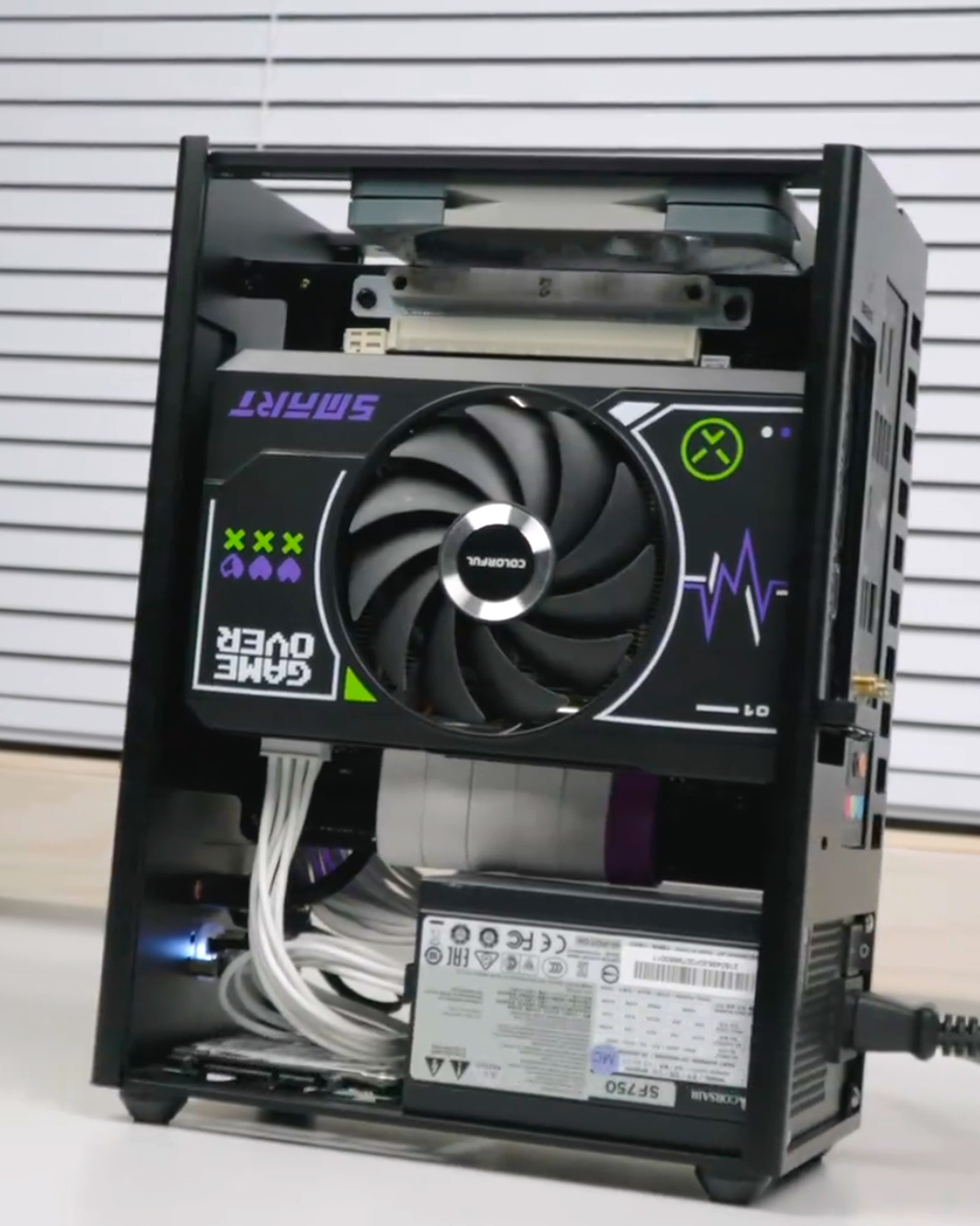 SIXGE K3S SFFPC Build featuring the COLORFUL GeForce RTX 4060 MINI