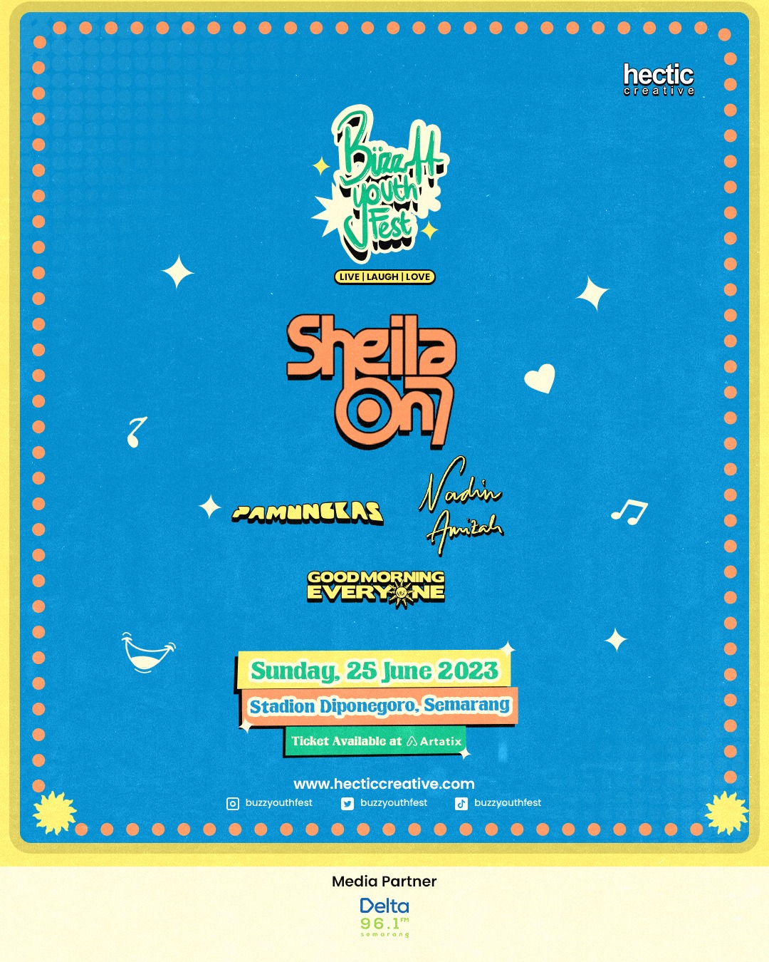 Hectic Creative proudly presents, Buzz... - Delta FM Semarang | Facebook