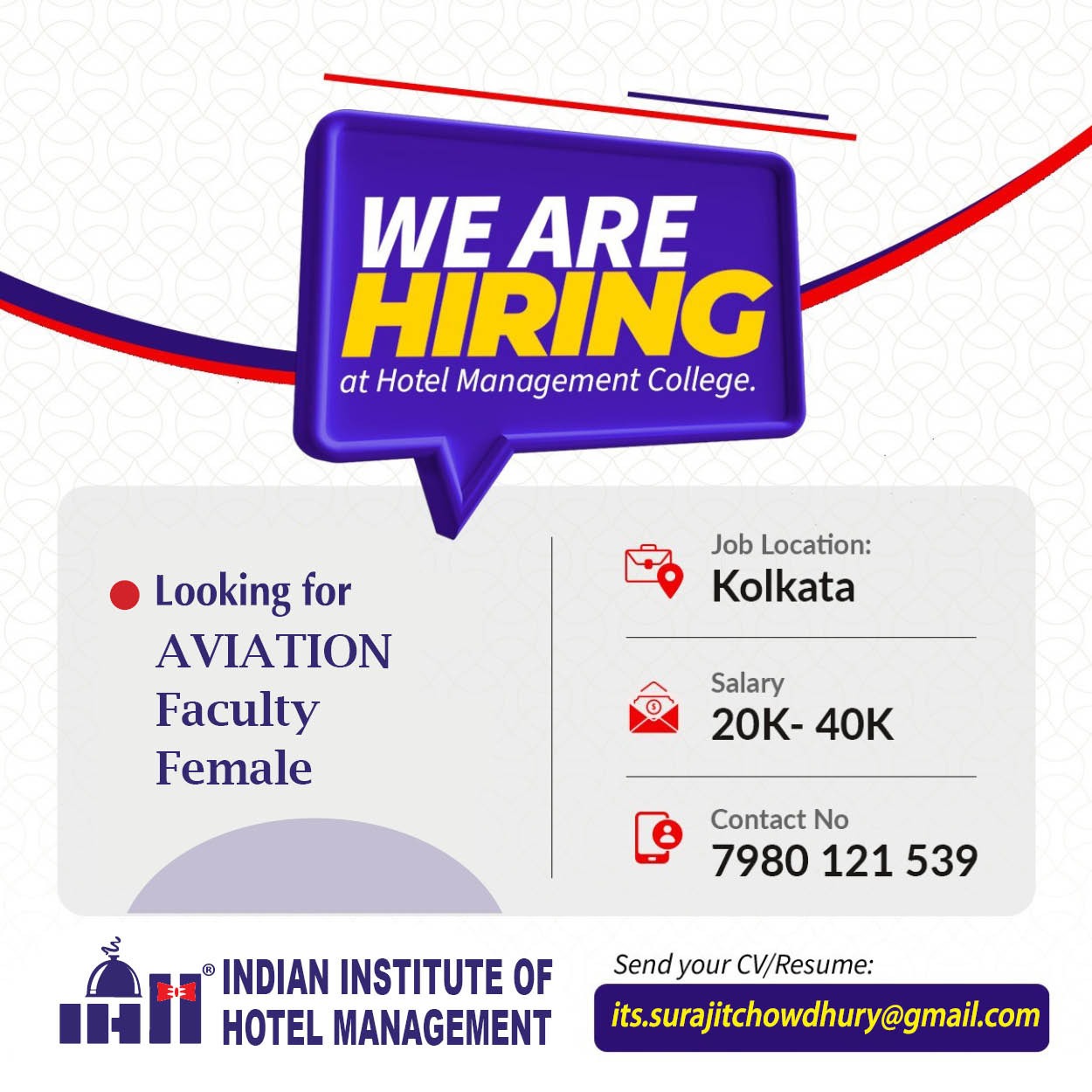 Indian Institute of... - Indian Institute of Hotel Management