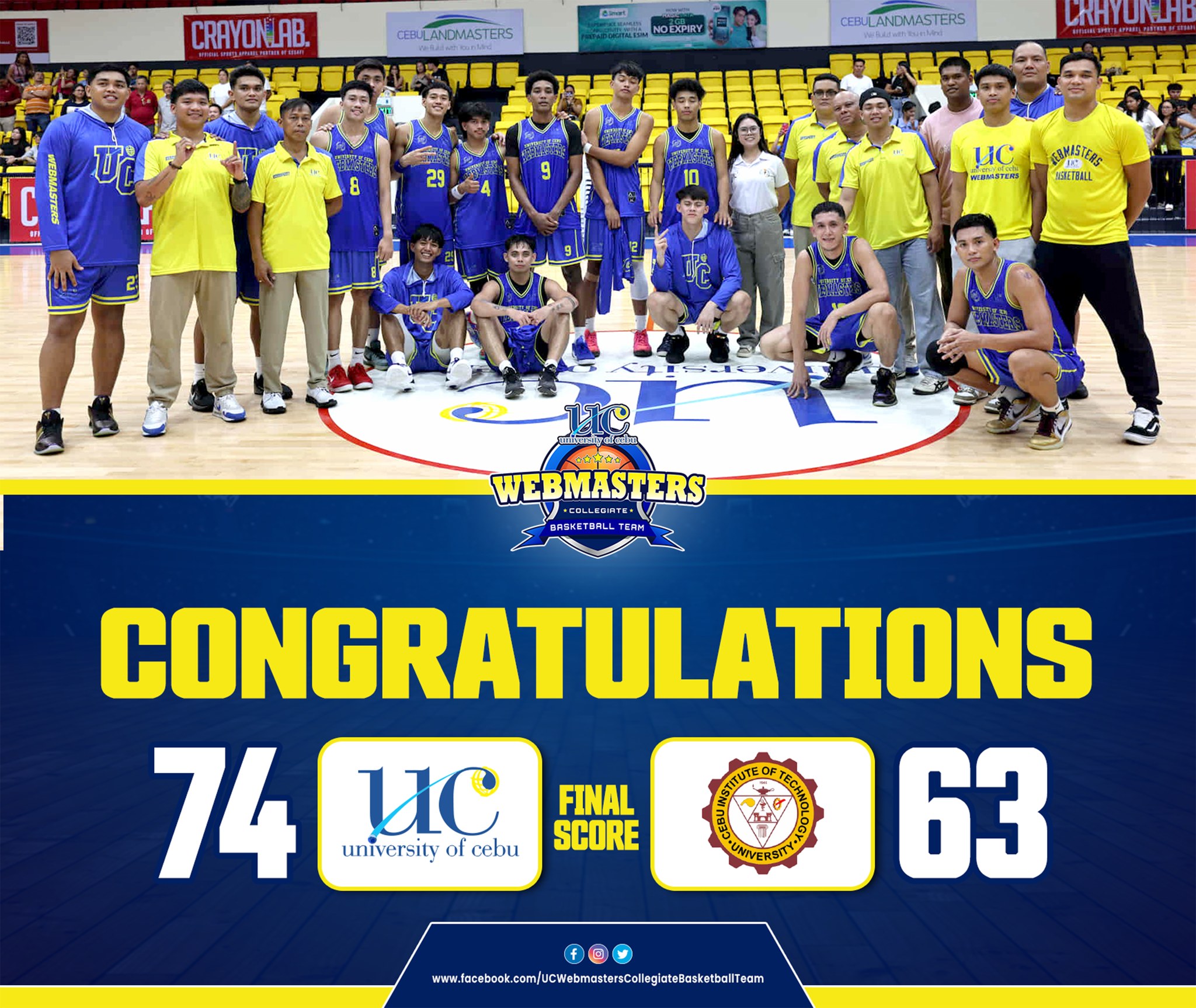 University - UC WEBMASTERS BEGIN CESAFI SEASON 2025 CAMPAIGN WITH A ...