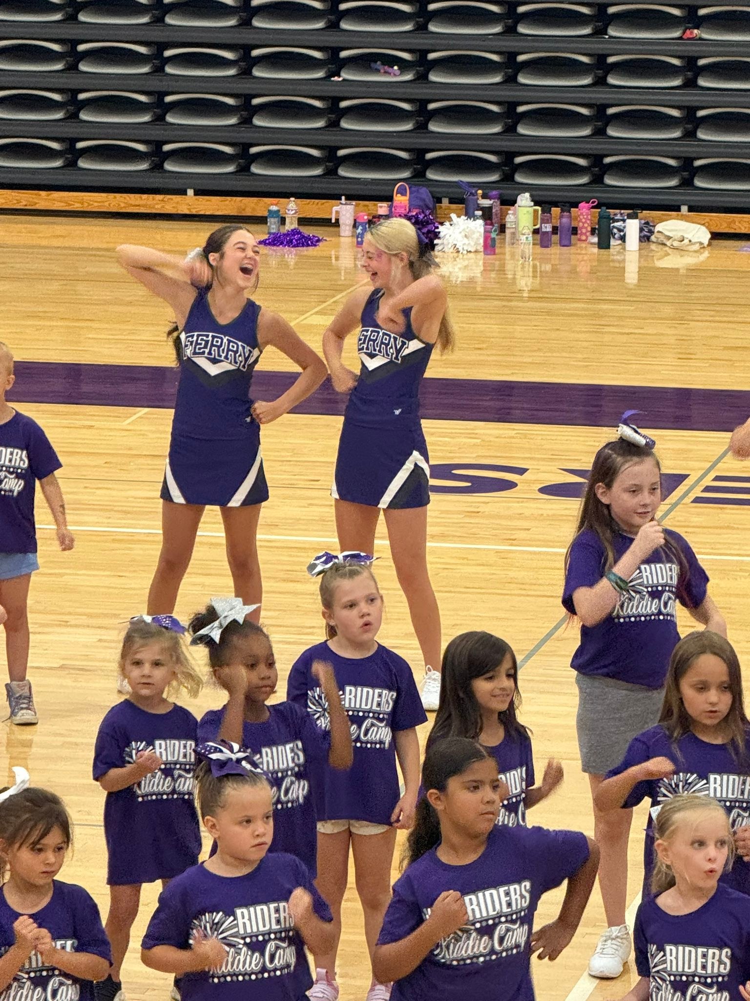 Martins Ferry Purple Riders Cheer Squad