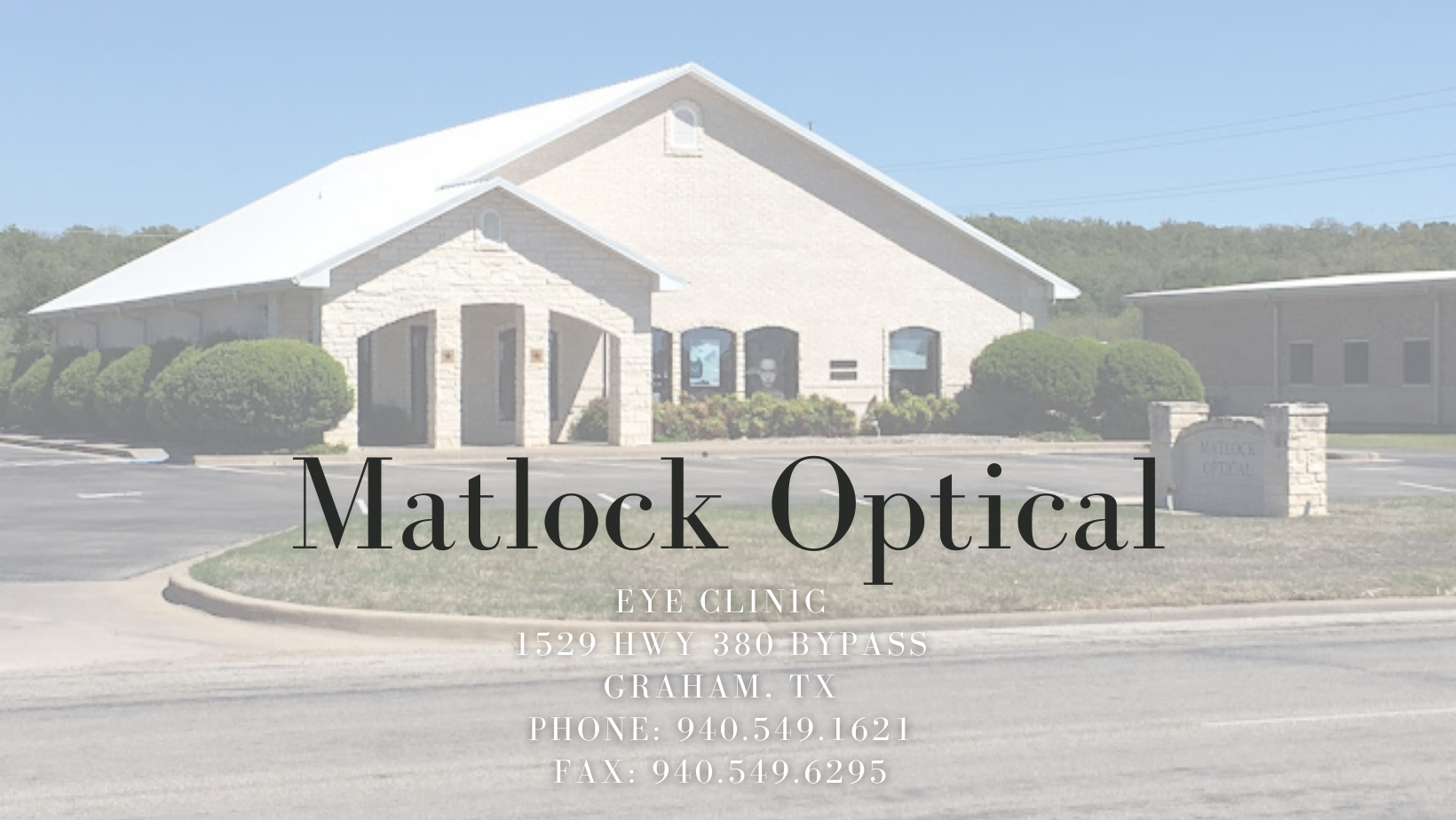 Matlock Optical | Graham TX
