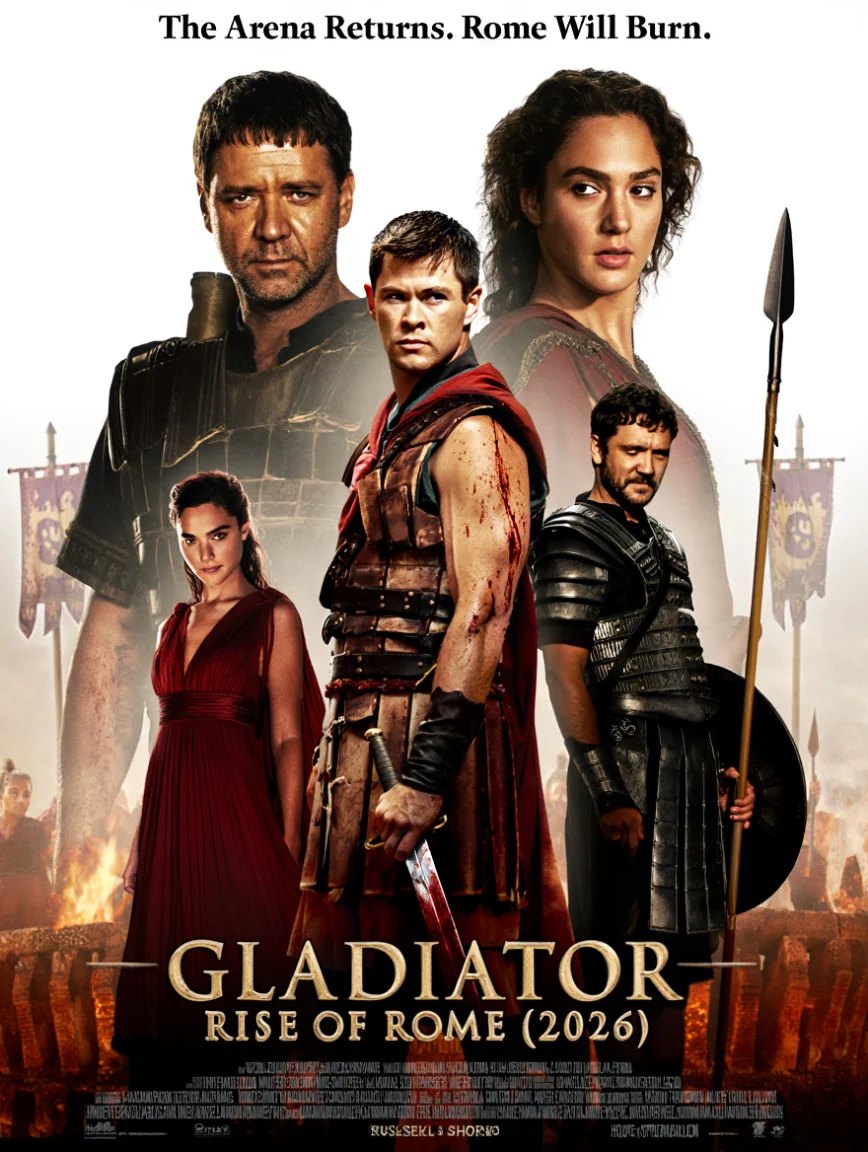 Movie - ⚔️ Gladiator: Rise of Rome (2026) 🔥 Epic Sequel Trailer | Chris ...