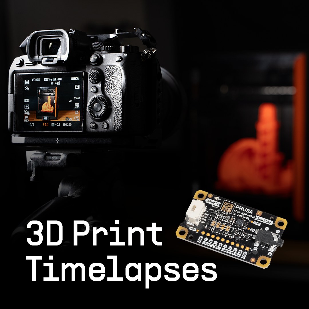 Prusa - Want beautiful timelapse videos of your 3D prints? 💡https ...