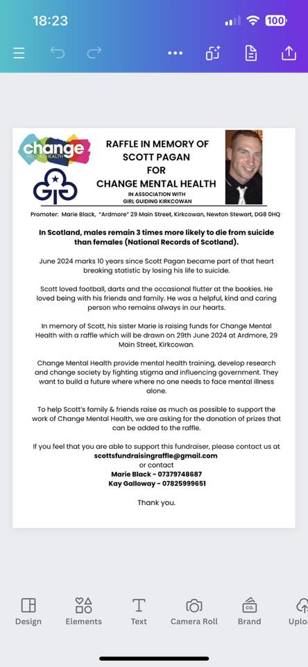 Scott’s Fundraising Raffle | Facebook