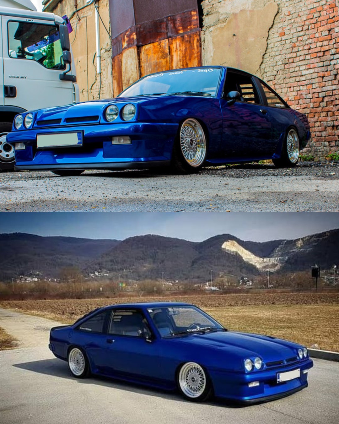 1978 Opel Manta 1.9SR Berlinetta coupe in sapphire blue