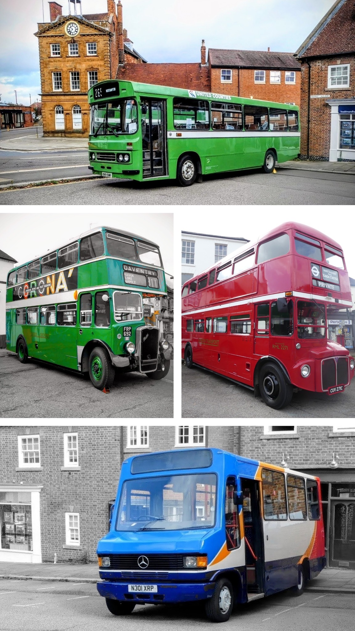 Friends of Buses and Coaches | Selection of Buses at Daventry Heritage ...