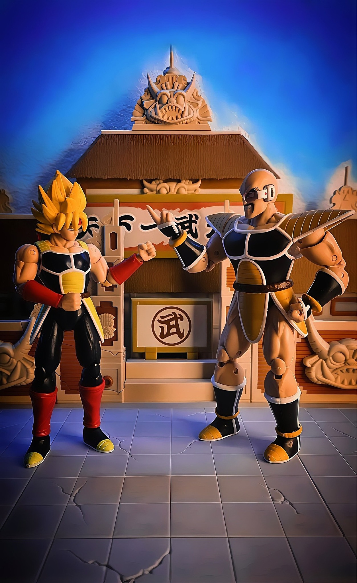 Seven Dragon Balls Set Diameter is 7.6 cm and comes with a base 