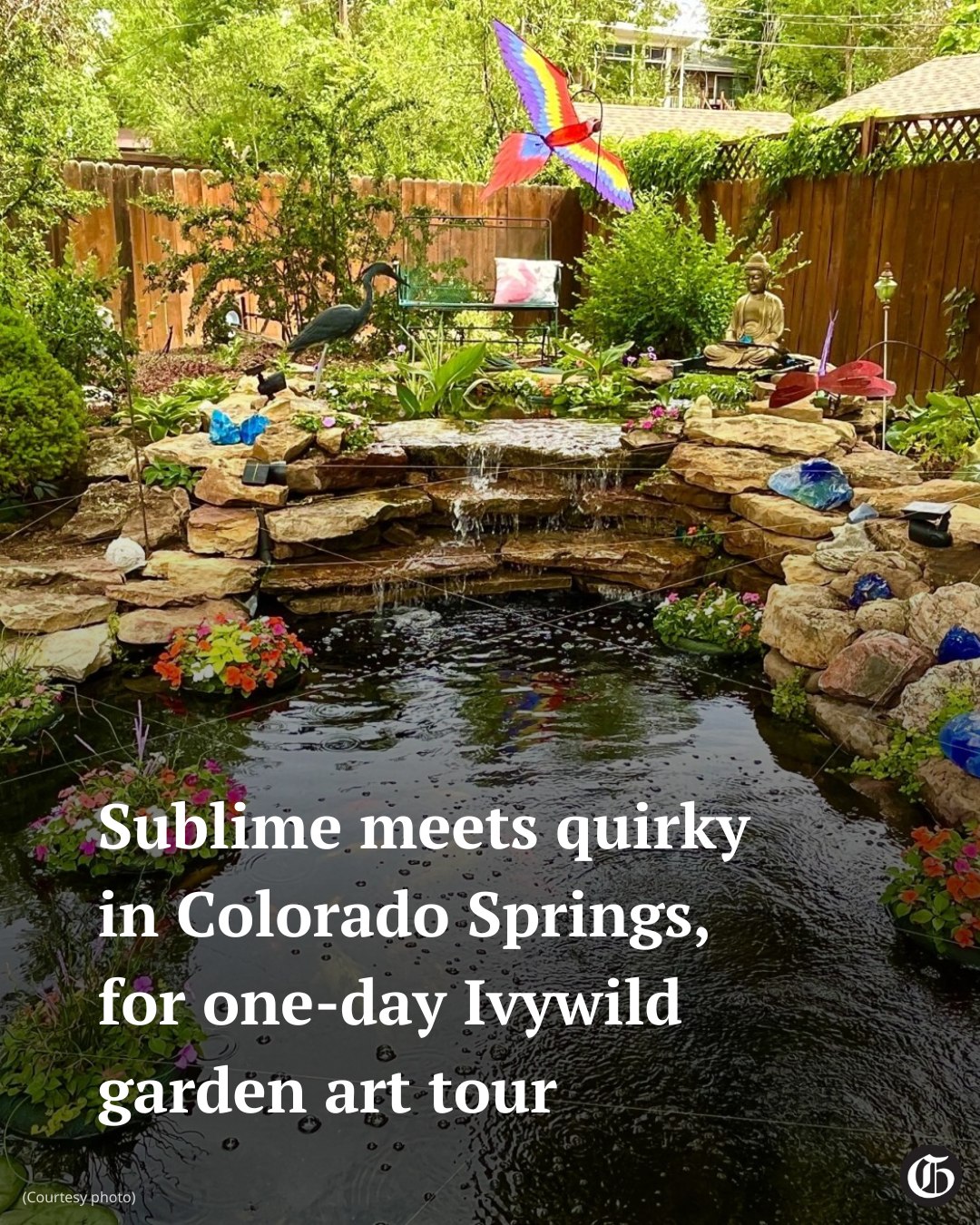 Ivywild neighbors met and bonded through their art gardens, and on