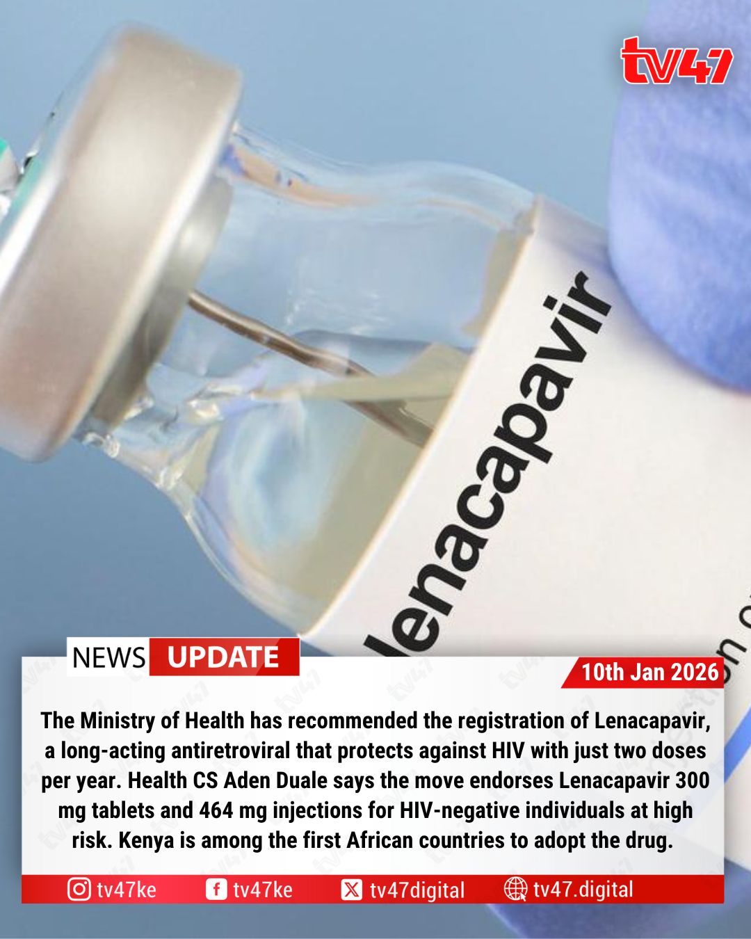 TV47 Digital - NEWS UPDATE: Kenya set to roll out... | Facebook