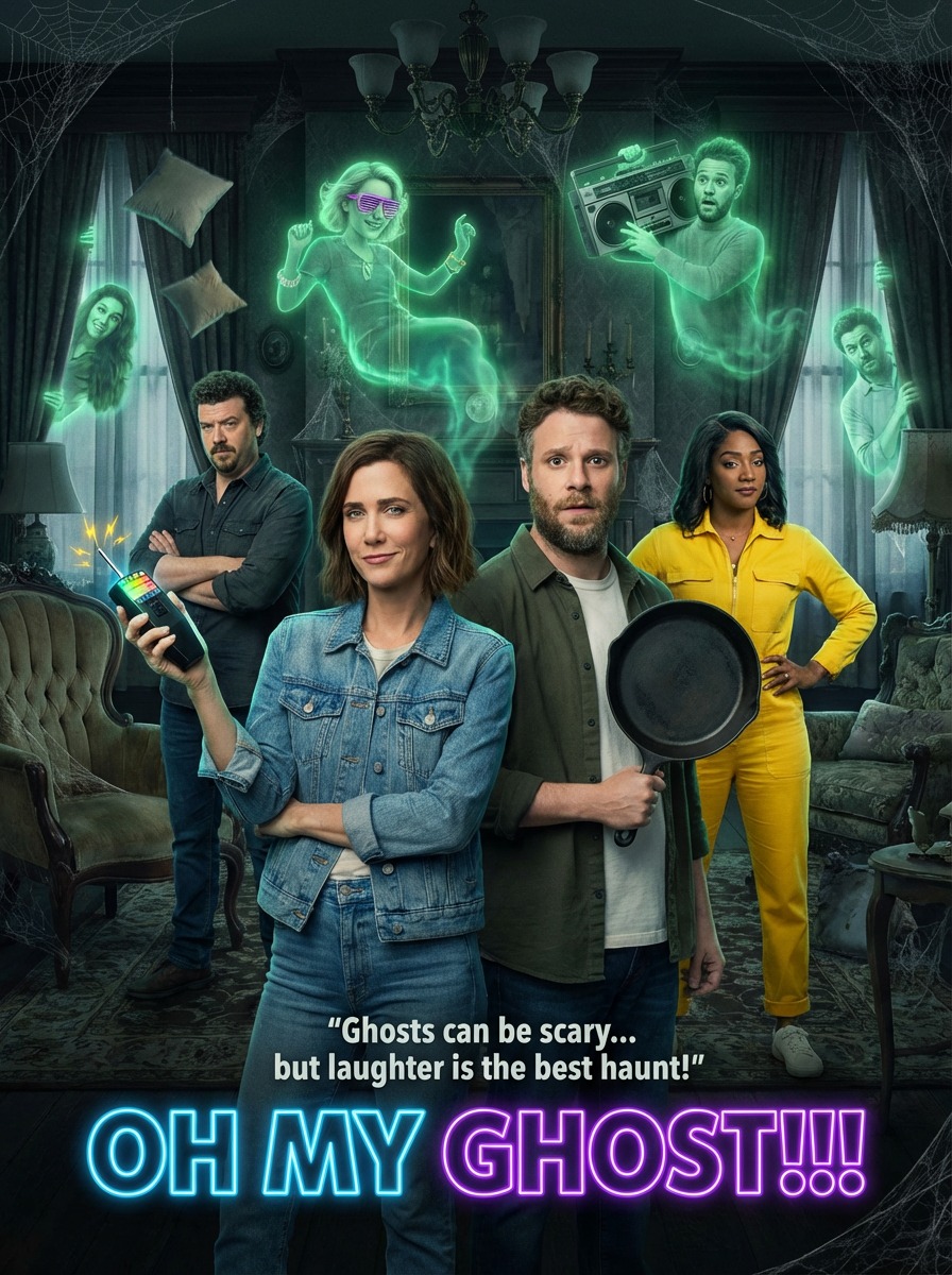 What - 🎬 Oh My Ghost!!! (2026) ⭐ Starring: Kristen Wiig, Seth Rogen ...