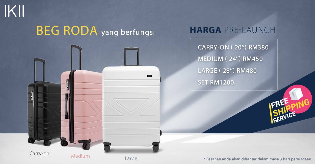 Harga Pre-launch beg roda yang... - Eleven Finger Solution | Facebook
