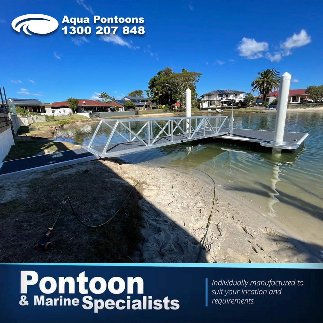 Aqua Pontoons - 🌊 Another stunning pontoon installation...
