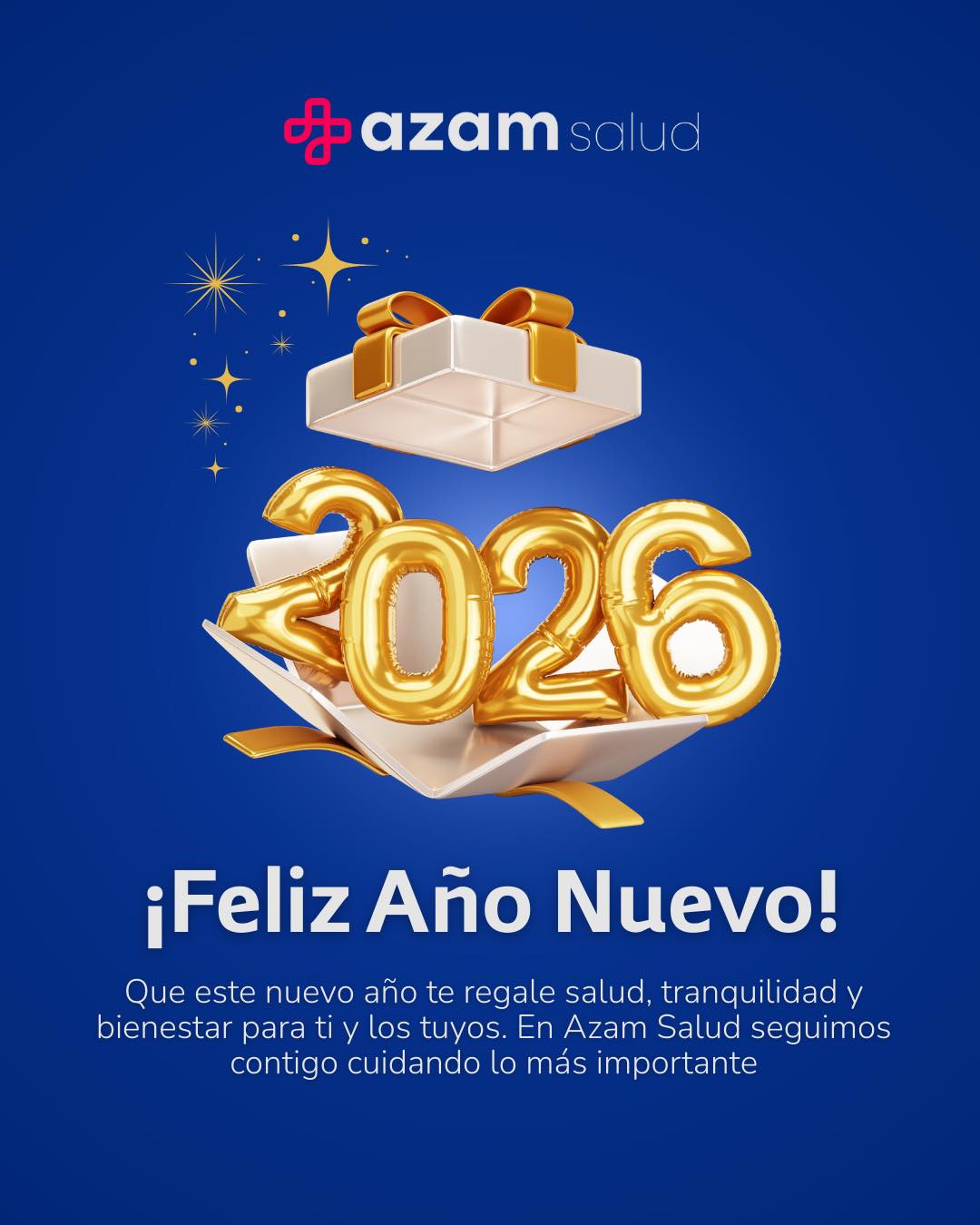 AZAM - ¡Feliz Año Nuevo 2026! 💙 De parte de toda la familia Azam ...
