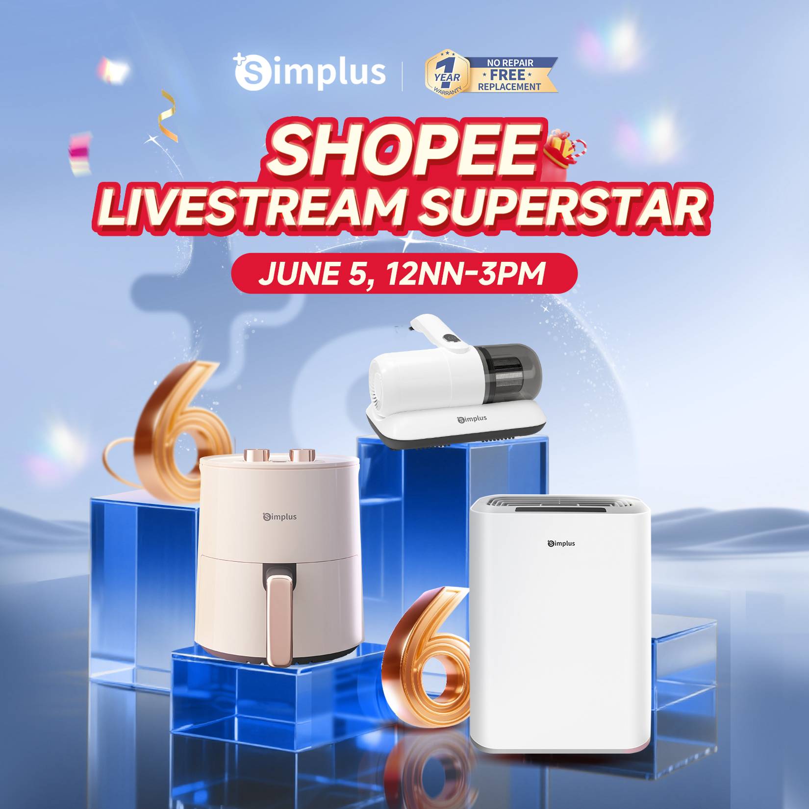 Simplus_PH - Simplus X SHOPEE LIVESTREAM SUPERSTAR The... | Facebook