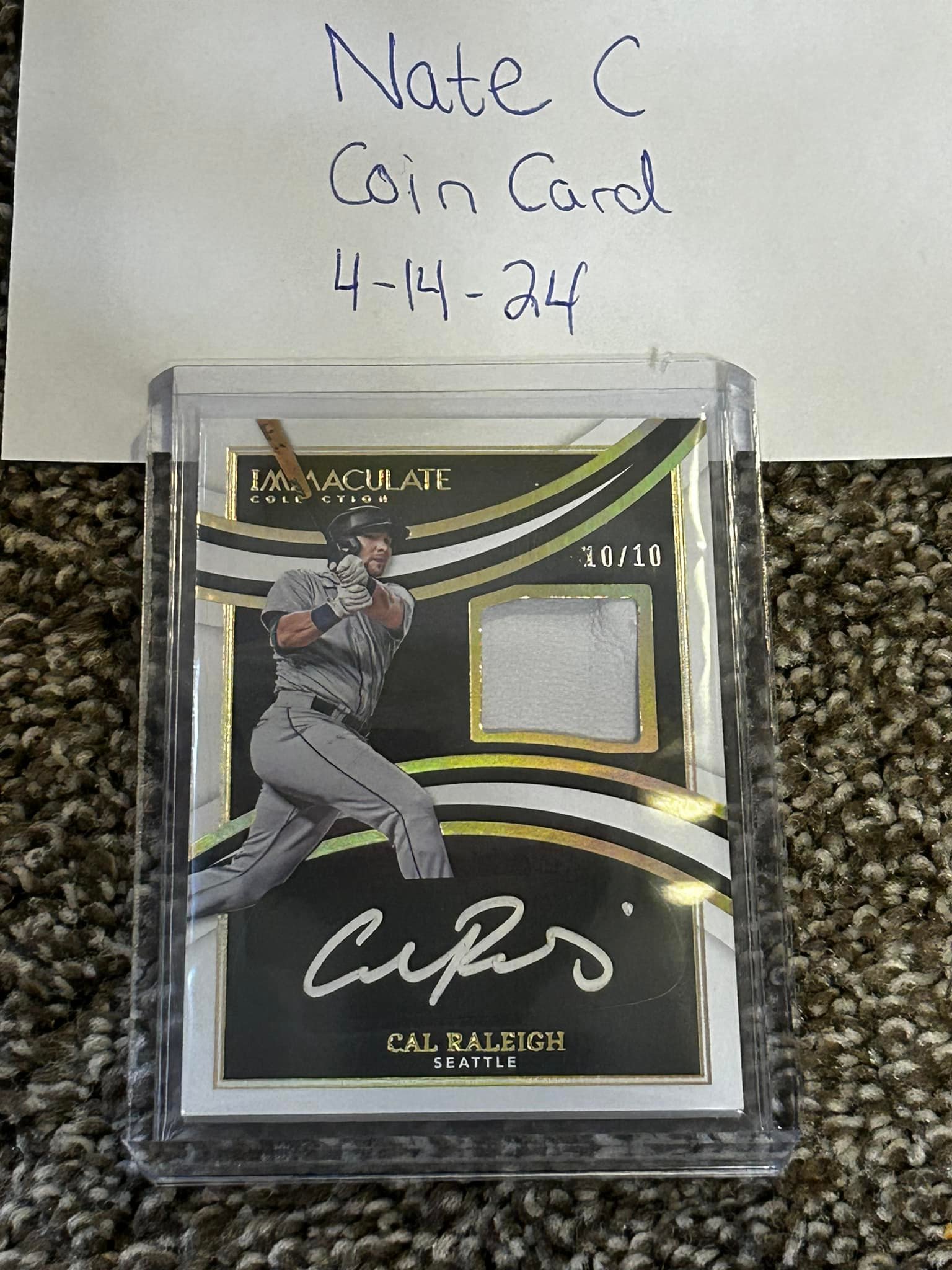 Corbin Burnes rookie auto patch card from Immaculate Collection