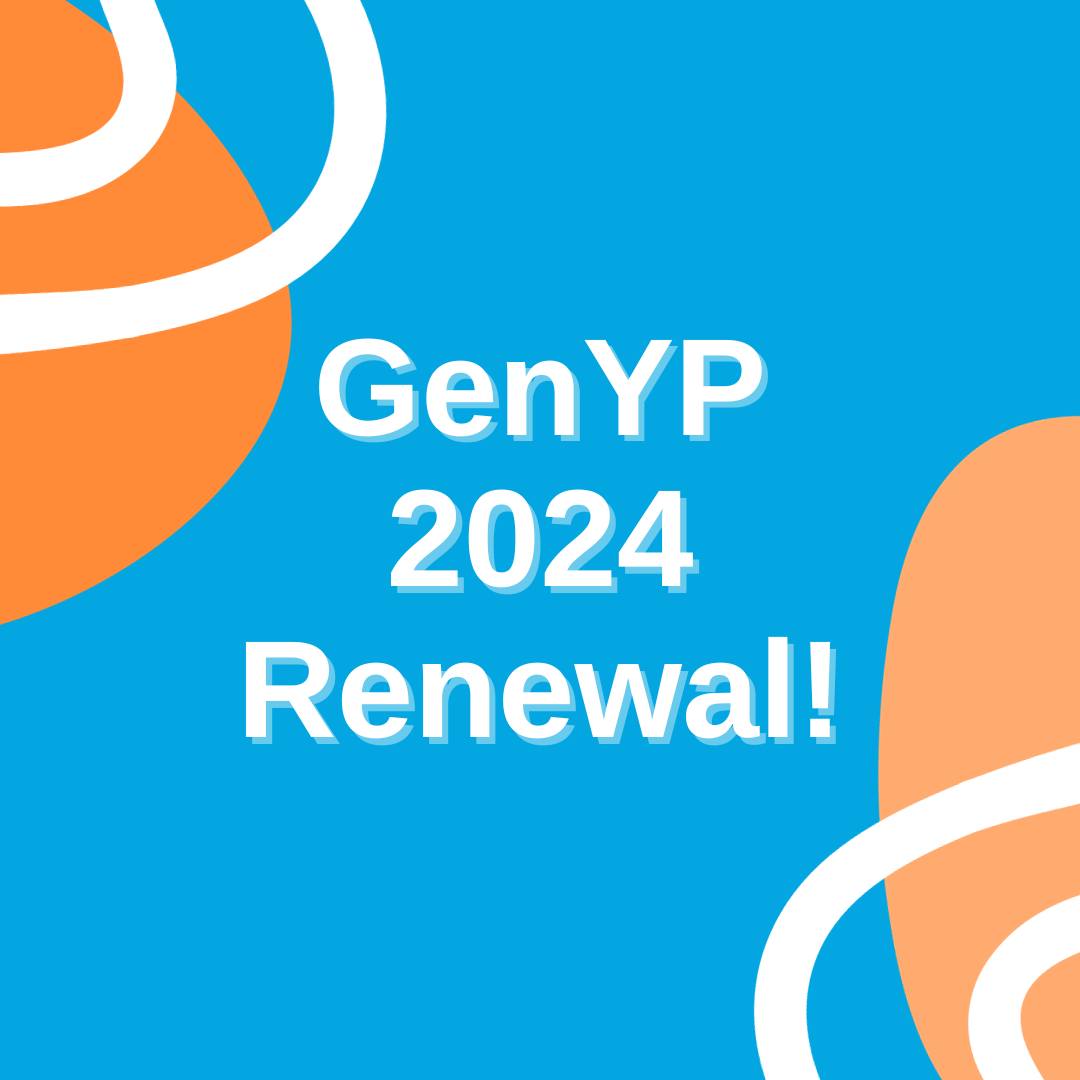 genYP - It's time for renewal for genYP 2024! As a new...