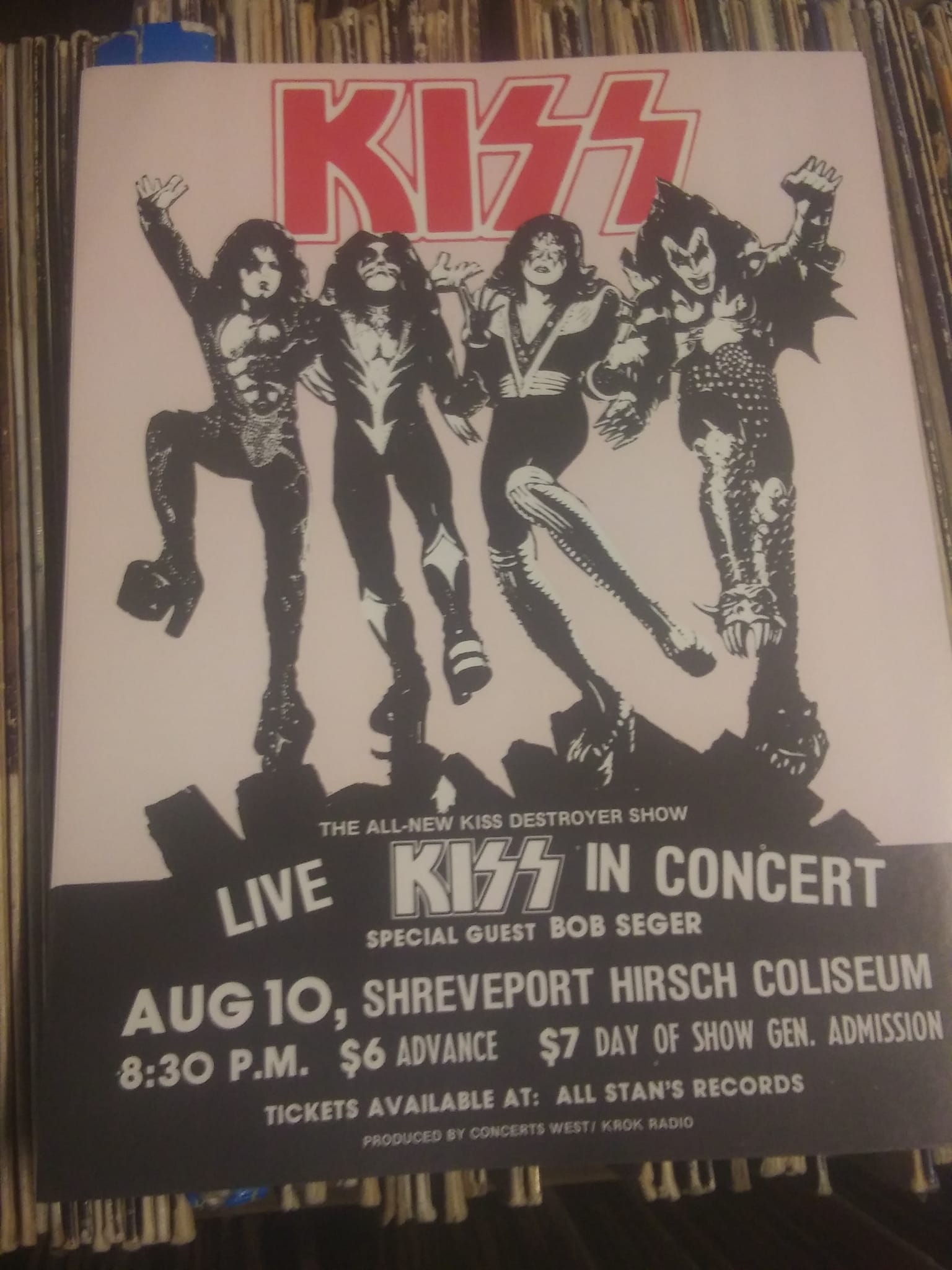Who saw KISS in the Destroyer tour?