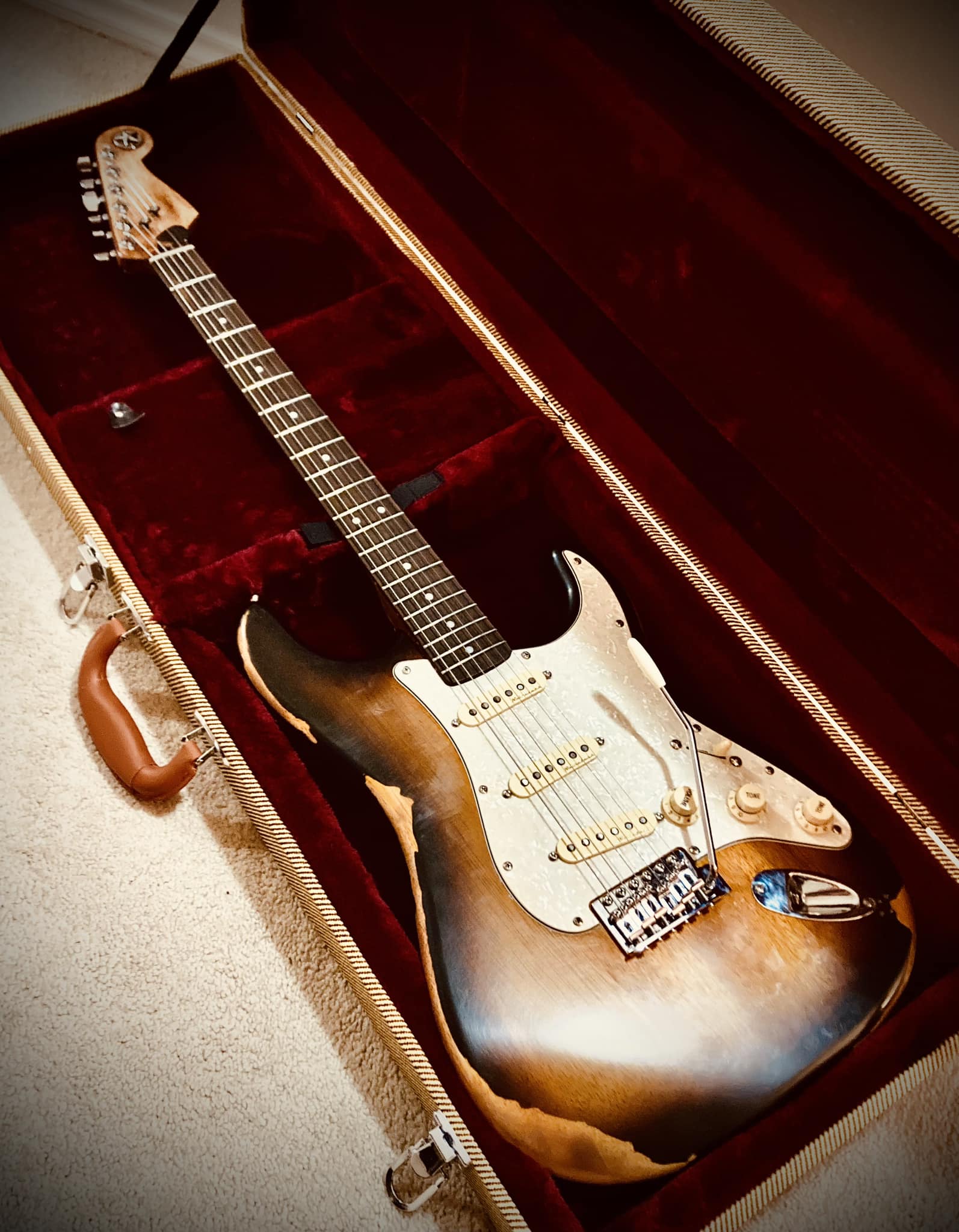 Reuniting with my modified 1997 Squier Affinity Strat