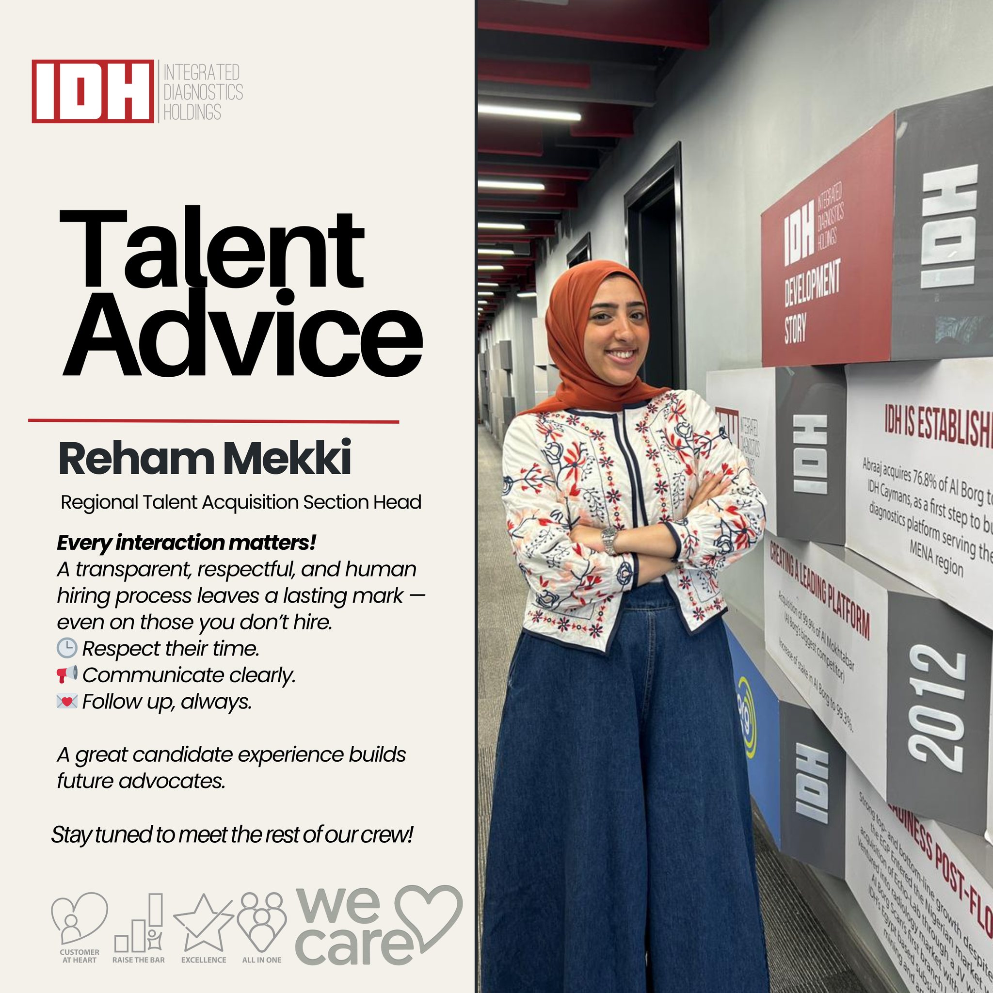 Life at IDH - Meet Reham Mekki, our Regional Talent... | Facebook
