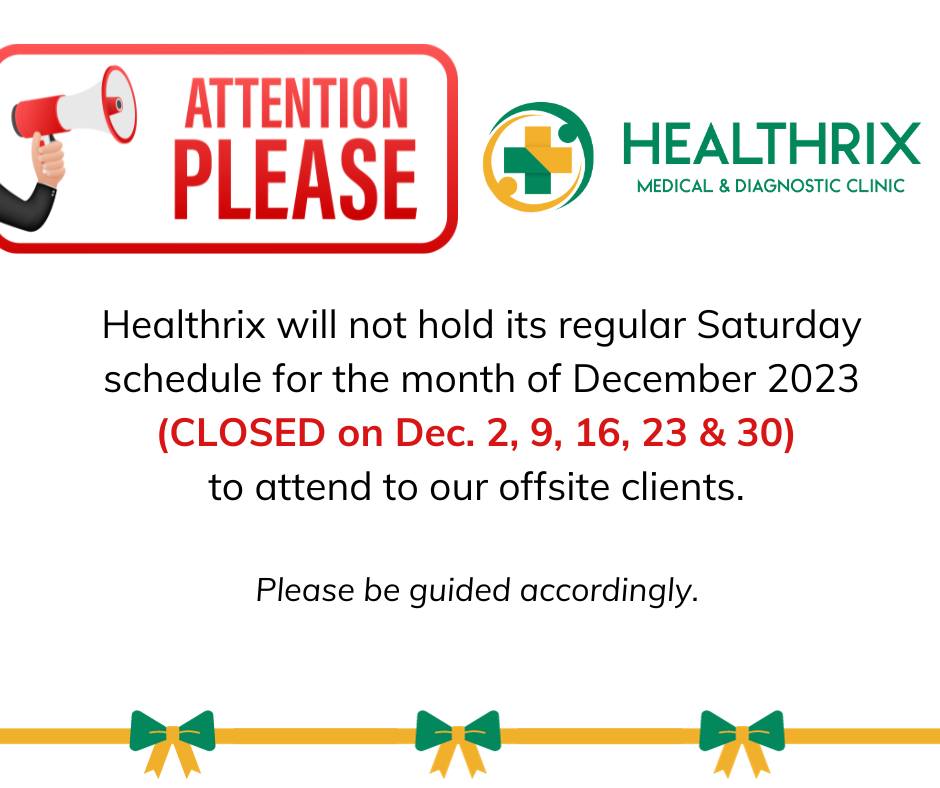 ‼️ Important... - Healthrix Medical And Diagnostic Clinic