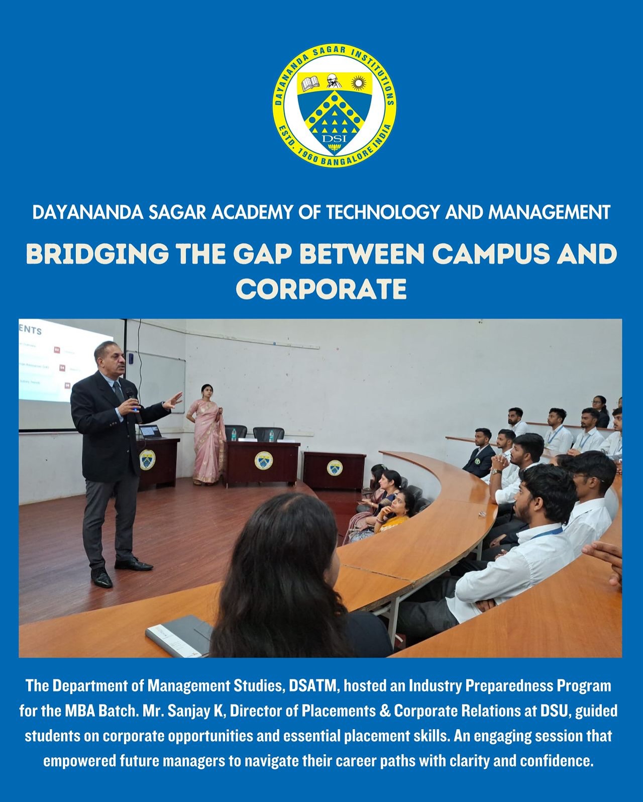 Dayananda Sagar Academy of Technology and Management | Bangalore