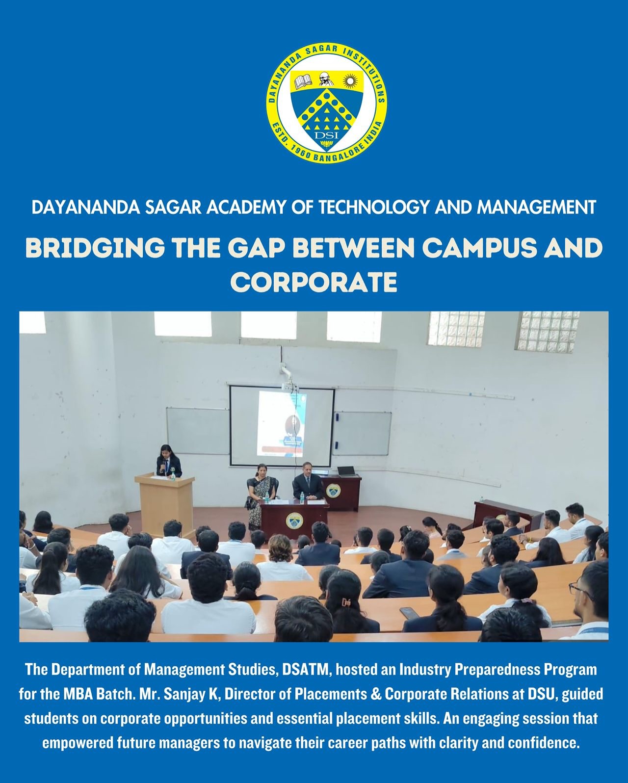 Dayananda Sagar Academy of Technology and Management | Bangalore
