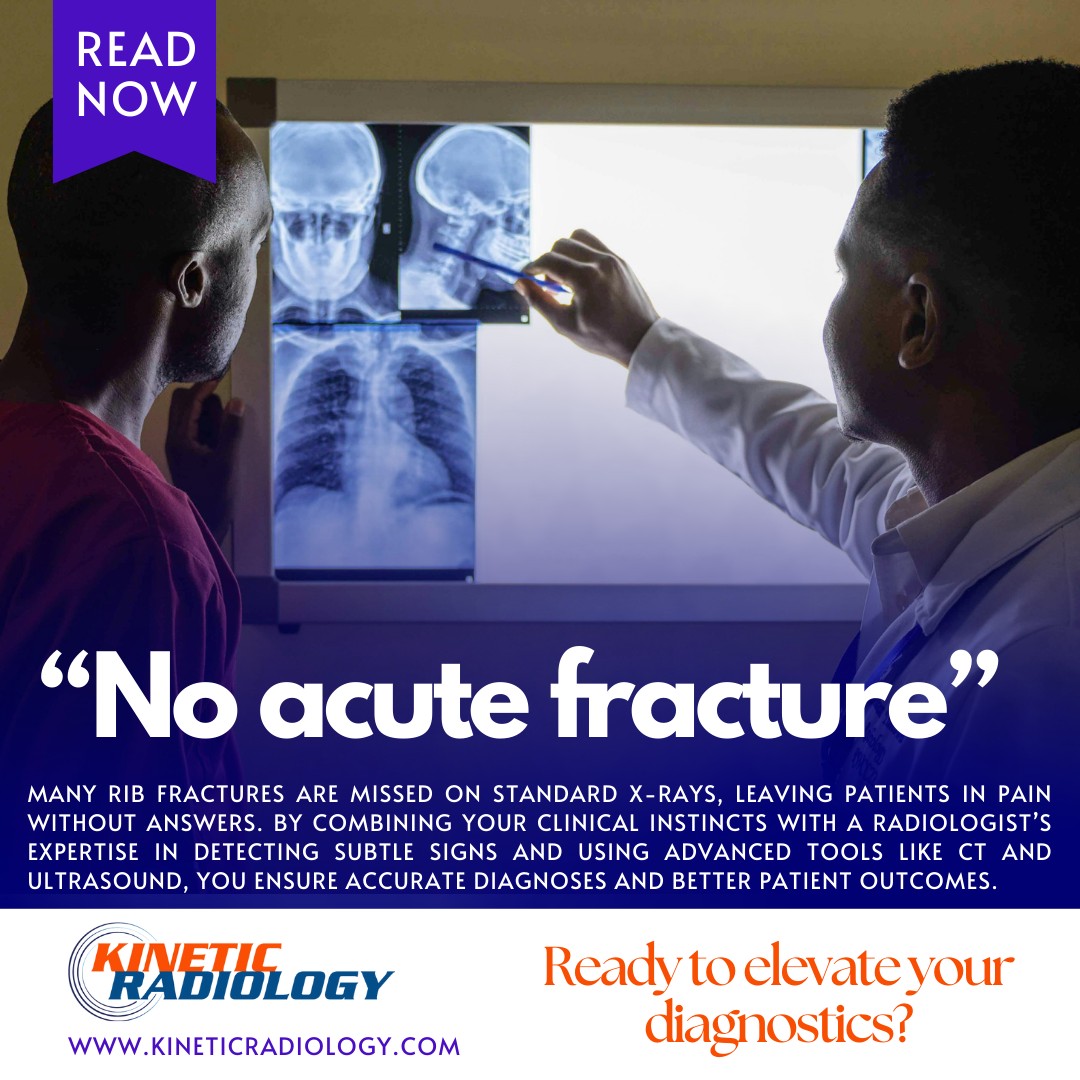 Rib Fracture with Cortical Offset Case... - Kinetic Radiology | Facebook