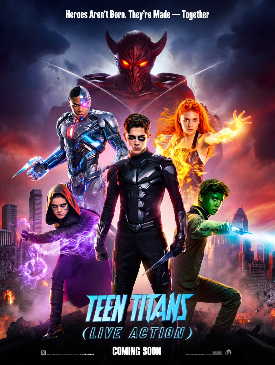 Movie - 🎬 Teen Titans (Live Action) – Coming Soon ⚡ When a shadowy ...