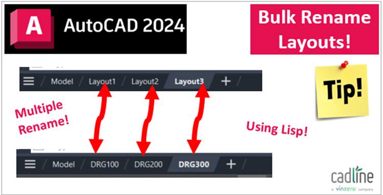 AutoCAD - On the Cadline blog, a useful tip for bulk...