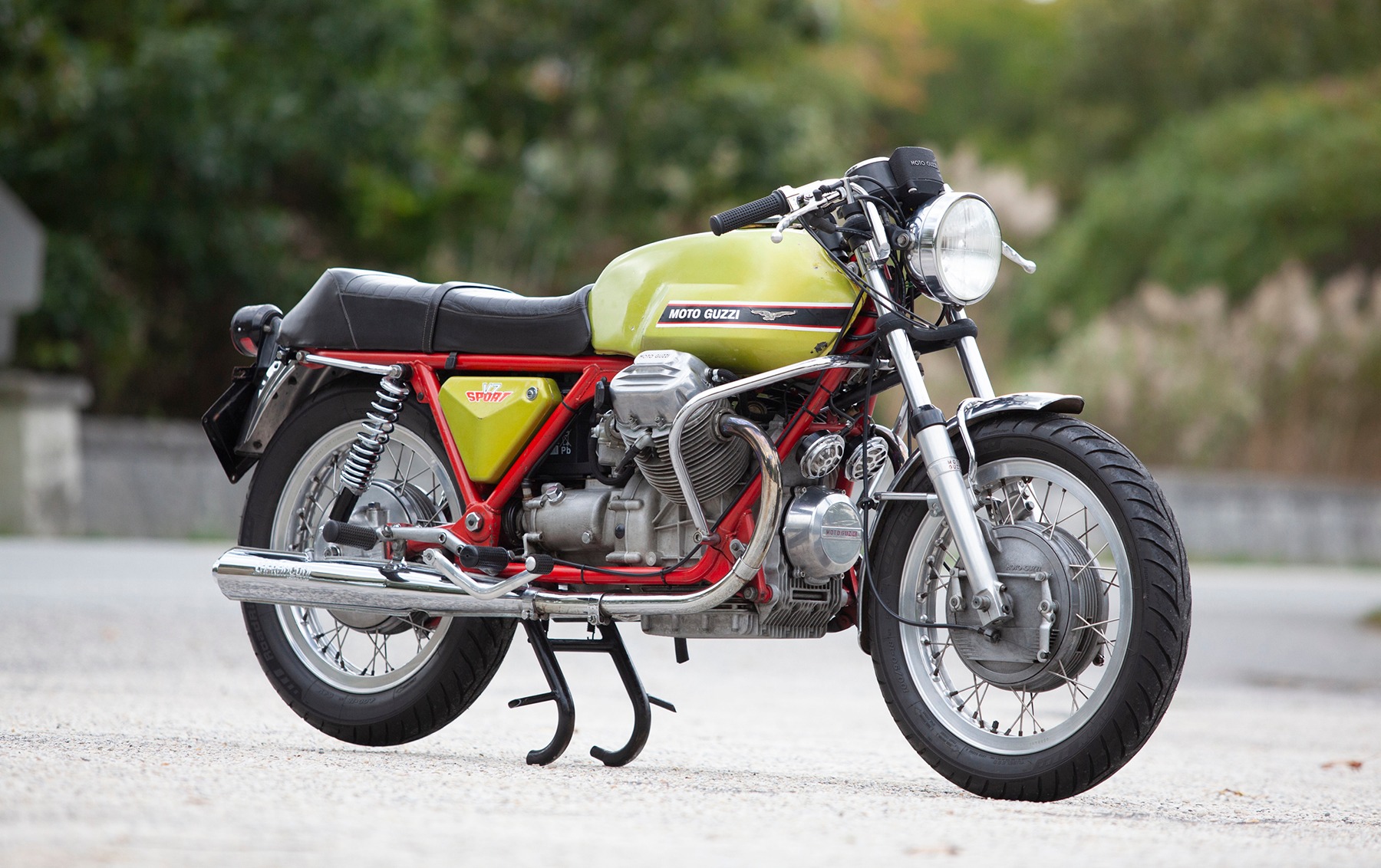 Red frame result Gooding & Co has just sold this 1971 Moto Guzzi