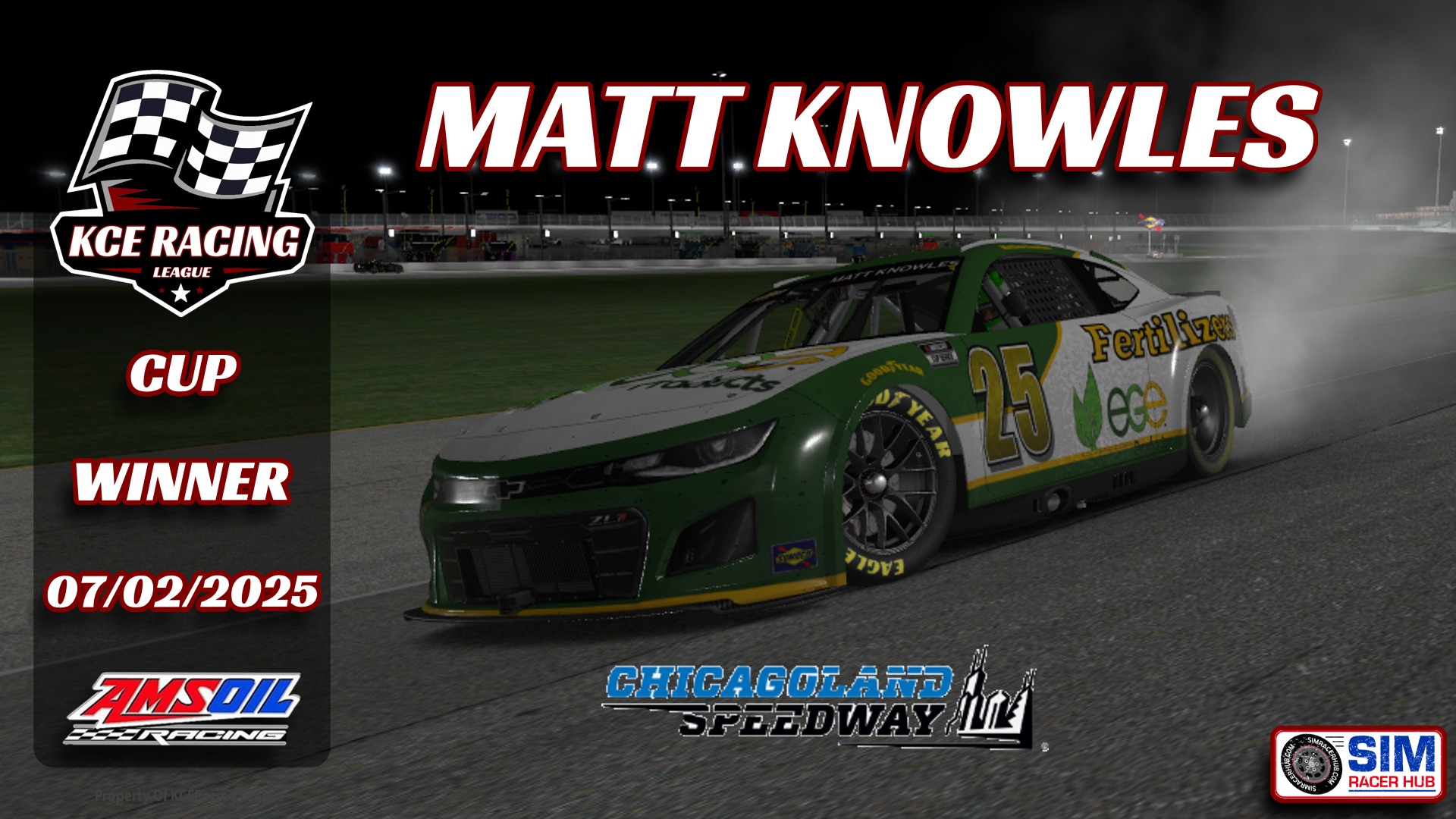 KCE - Congratulations to Matt Knowles taking the checkered flag in the ...