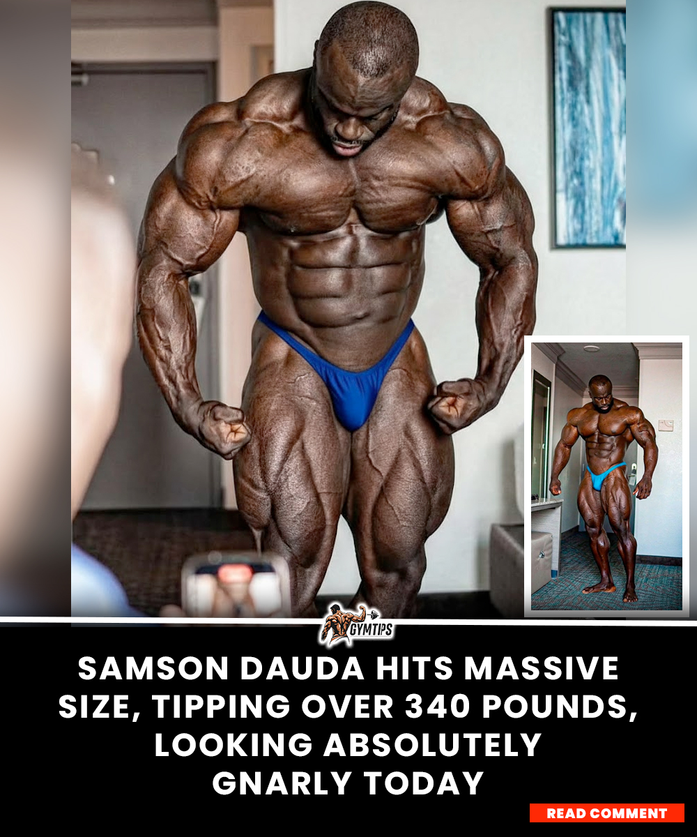 Gym - Samson Dauda is showcasing jaw-dropping size and conditioning in ...