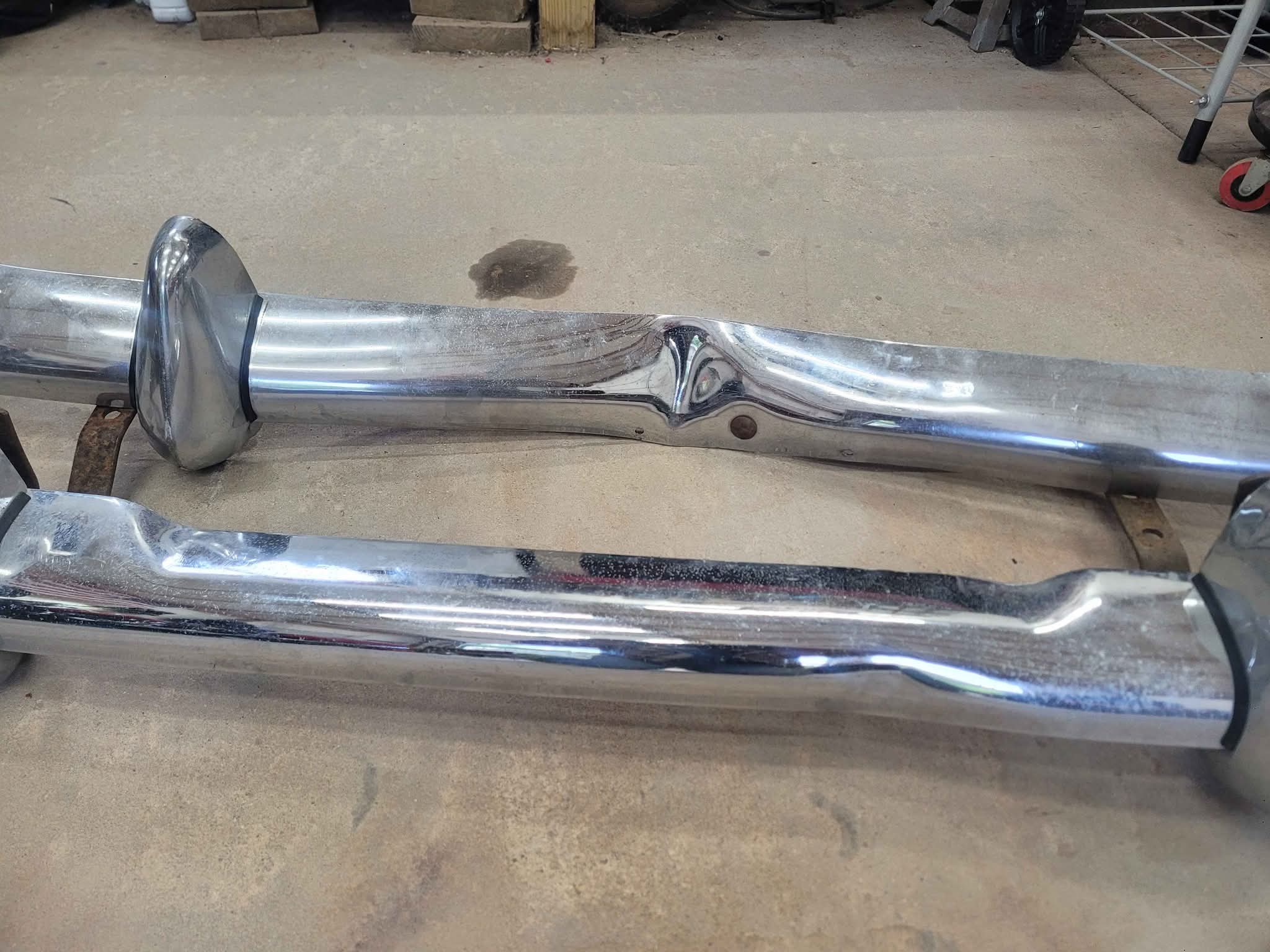 1961 to 1969 MG front and rear bumper with over riders - Car Exterior ...