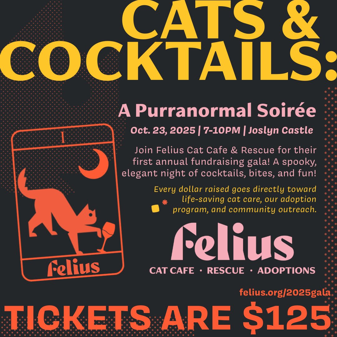 Felius - 🎟️💀 🐈‍⬛ Tickets are officially on sale for our first-annual ...