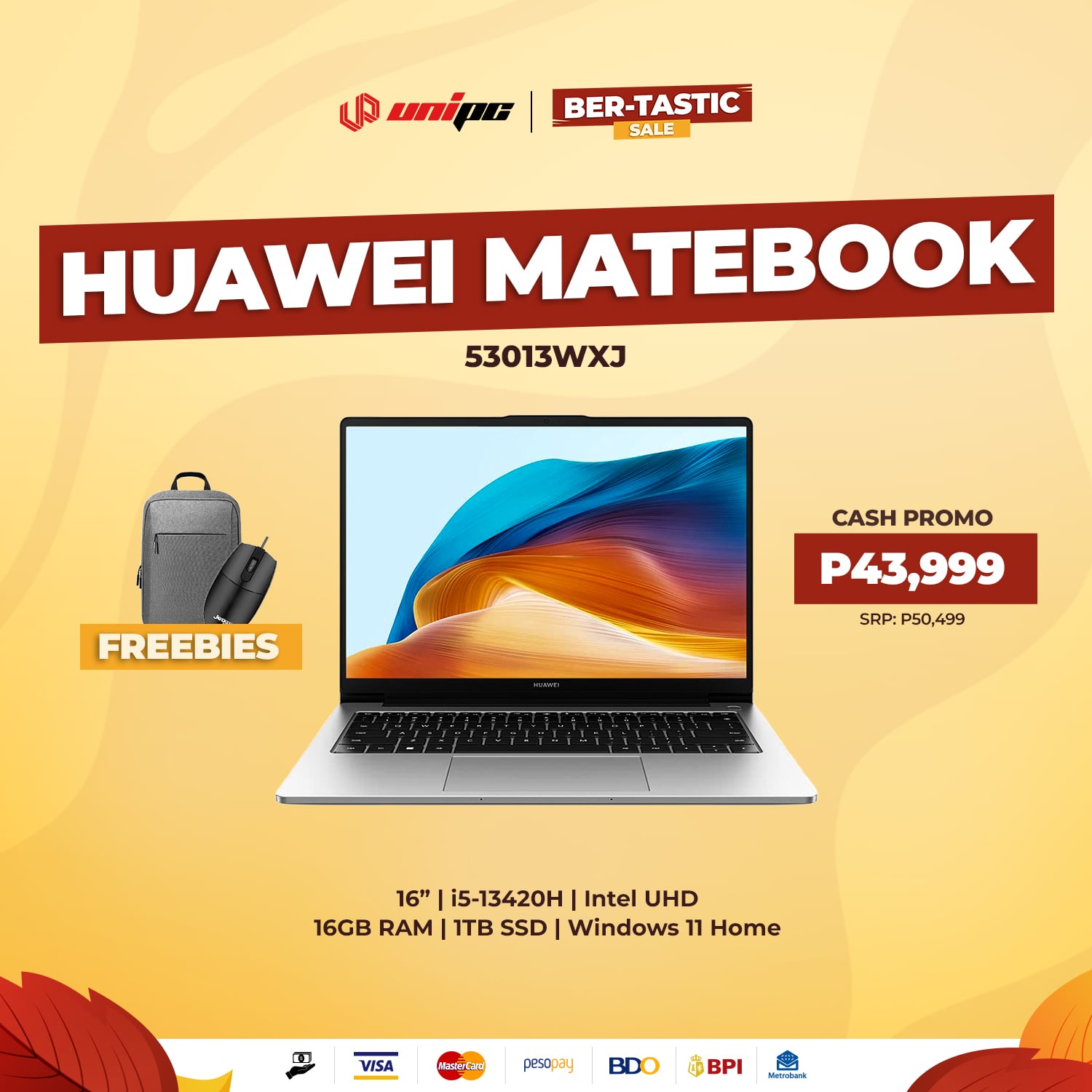 UniPC - Big screen, light weight. Huawei MateBook, power that moves ...