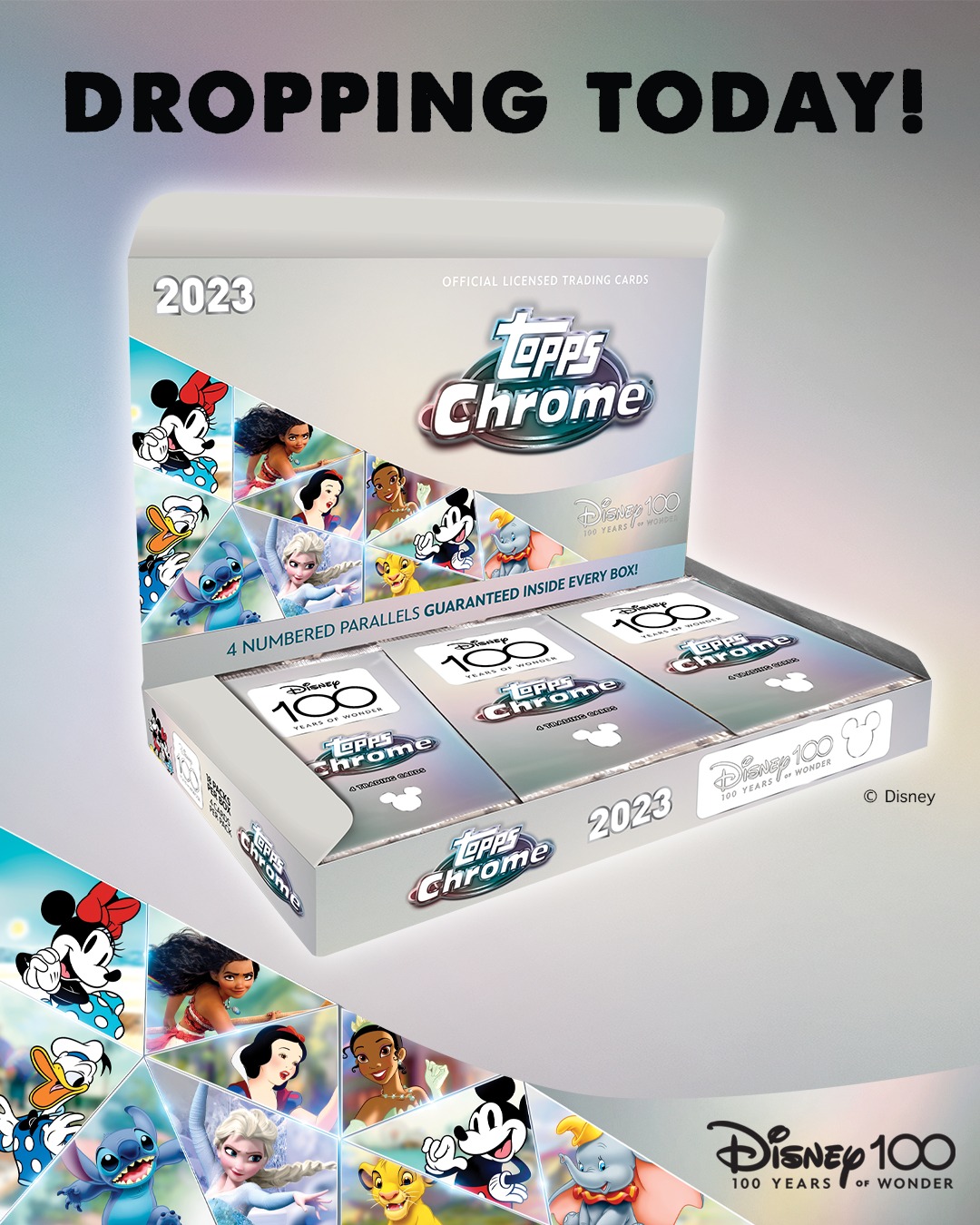 Disney character missing from Topps Chrome Disney 100 checklist