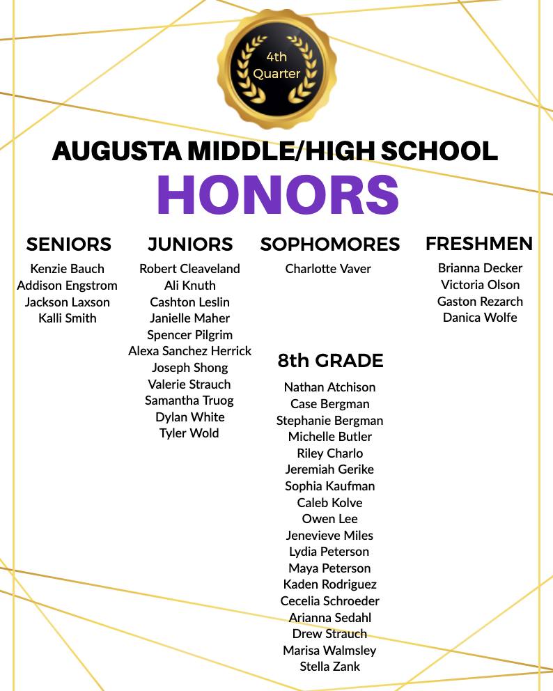 We are excited to announce the... - Augusta School District | Facebook