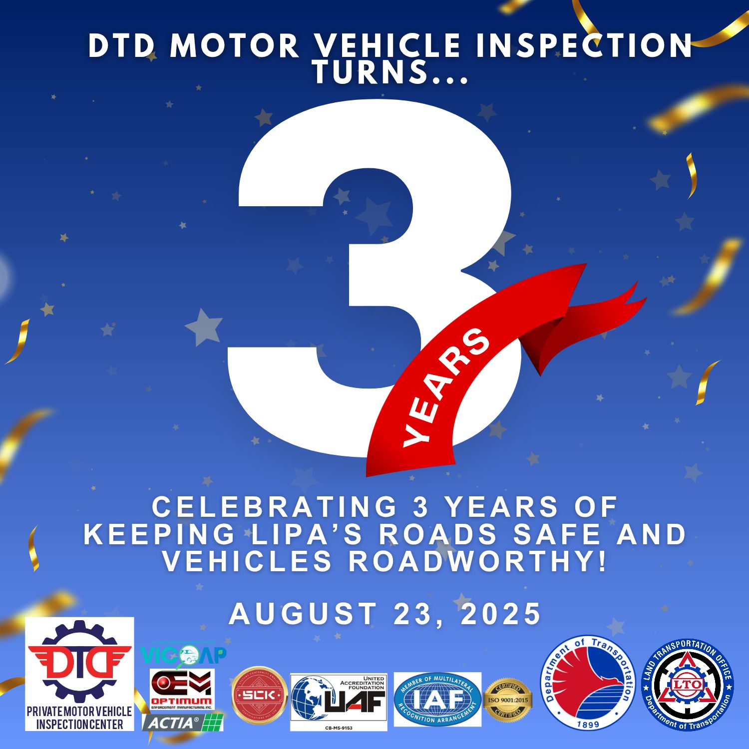 DTD Private Motor Vehicle Inspection Center | Lipa City