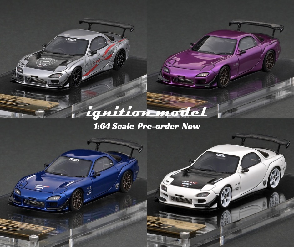 ignition model 1/12 scale Mazda RX-7 (FD3S) Mazda Speed Aspec