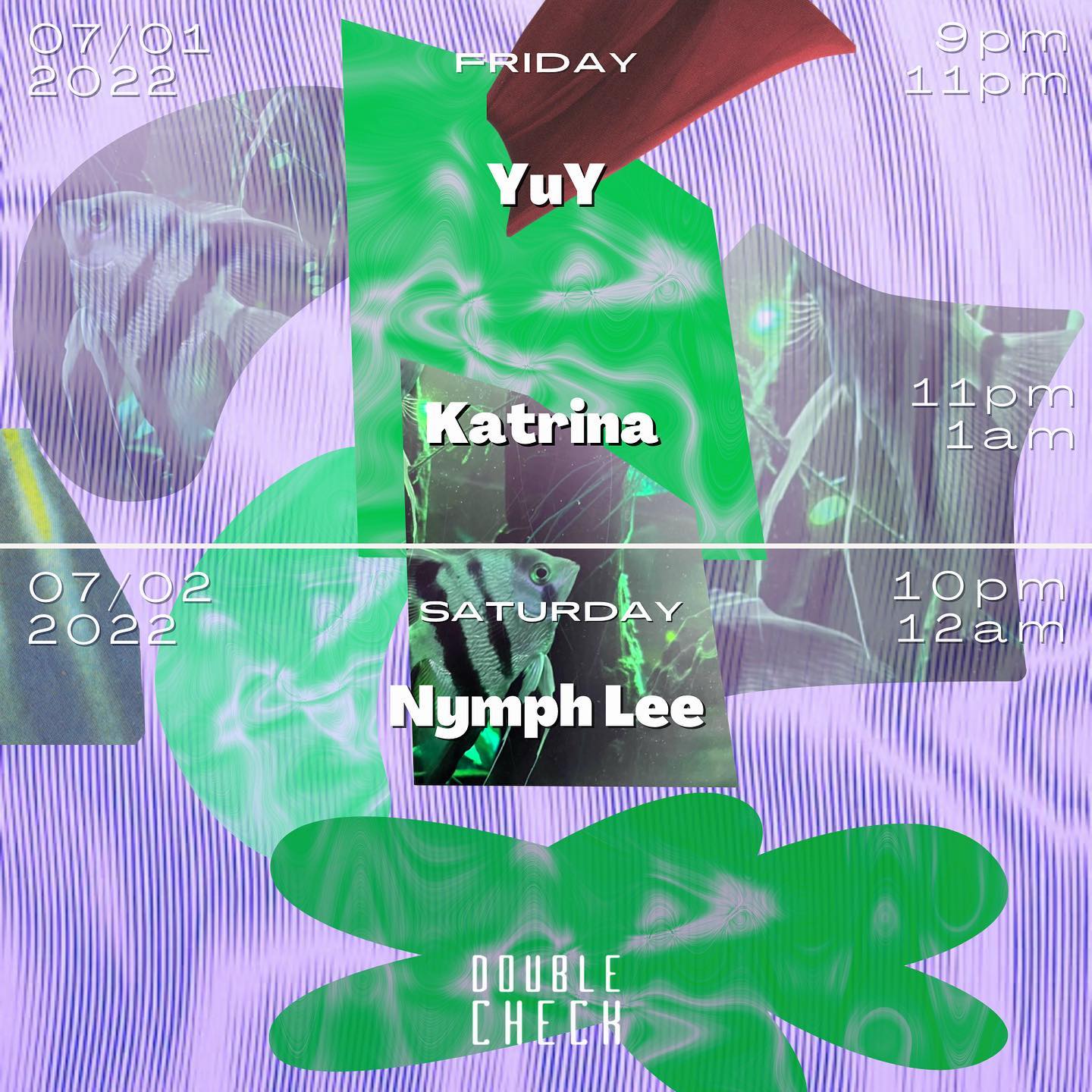 Double Check - DC週末DJ時間表： 07/01(Fri) 21:00-23:00 - YuY...