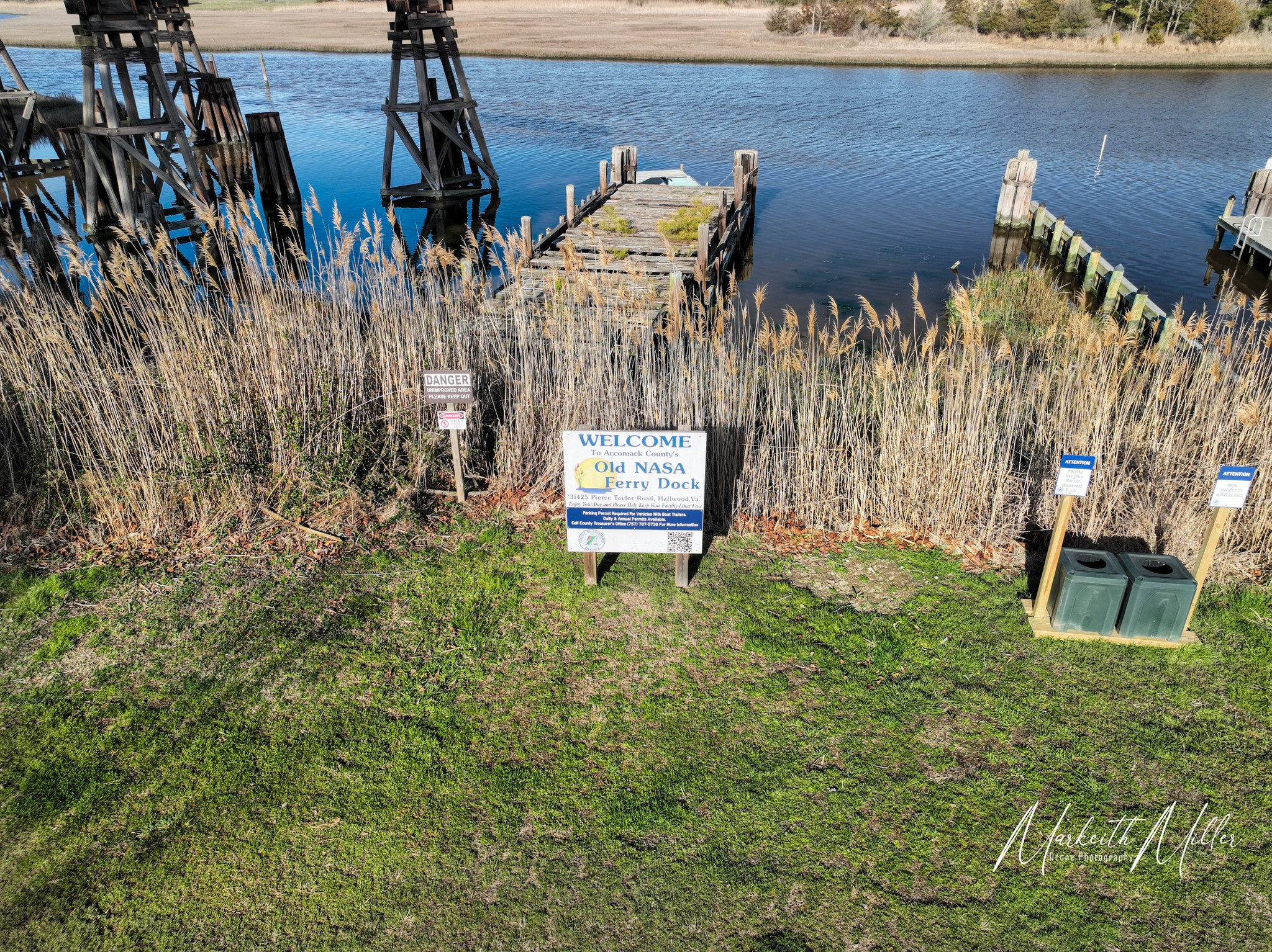 Historic NASA Ferry Dock on Wallops Island, Virginia